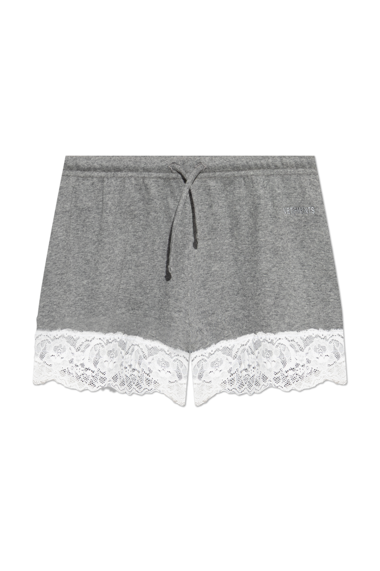 VETEMENTS Szorty Z Koronką, Kobiety, Szary