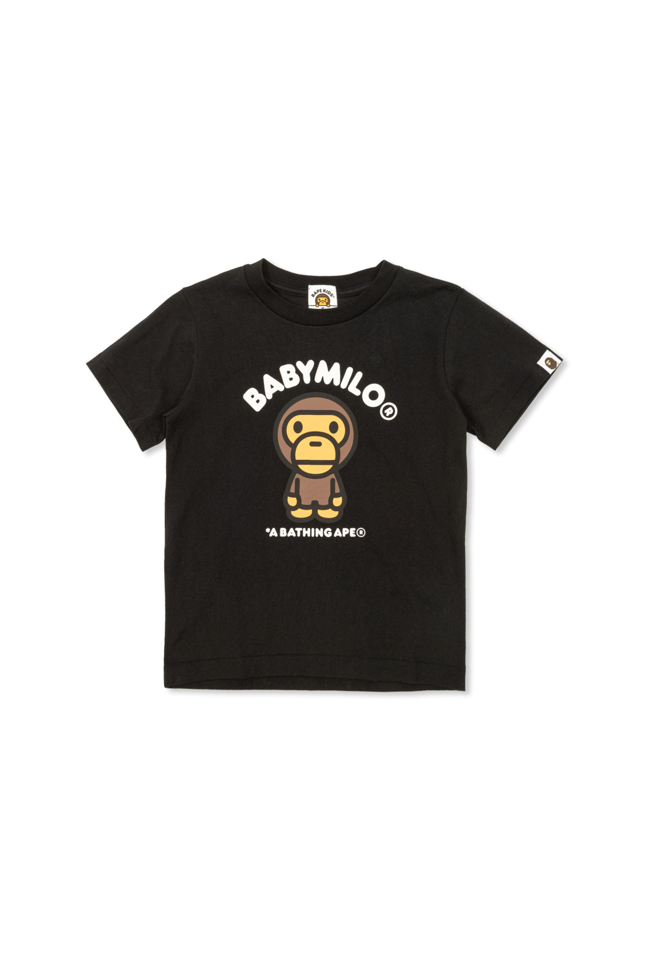 A BATHING APE® Kids T-shirt Z Nadrukiem, Unisex, Czarny