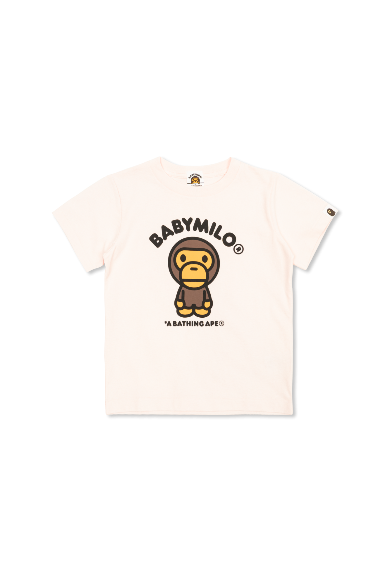 A BATHING APE® Kids T-shirt Z Nadrukiem, Unisex, Różowy
