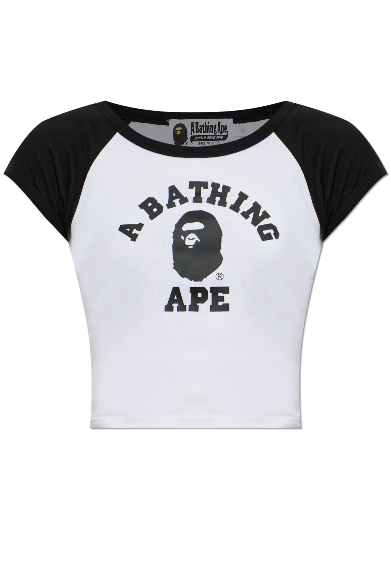A BATHING APE® T-shirt Z Logo, Kobiety, Biały