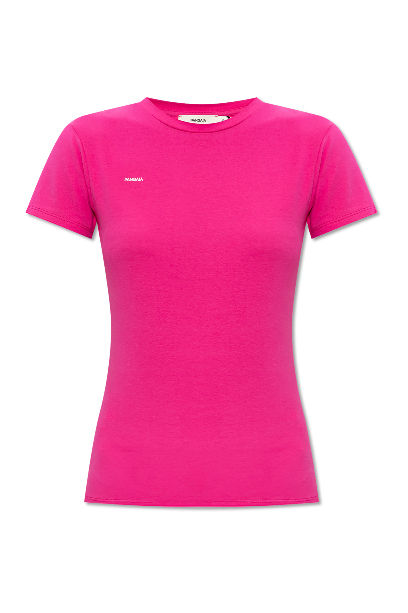 Pangaia T-shirt Z Logo, Kobiety, Różowy