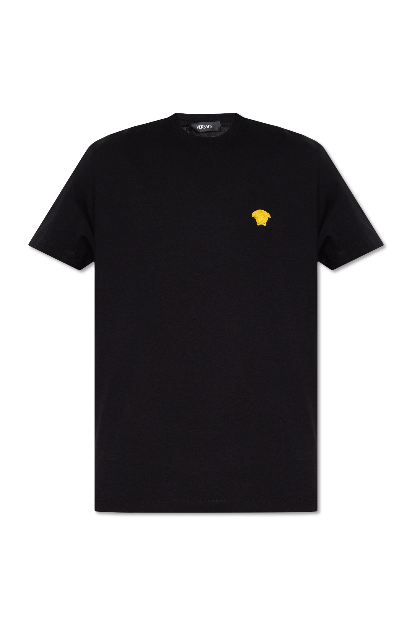 Versace T-shirt Z Głową Meduzy, Mężczyźni, Czarny