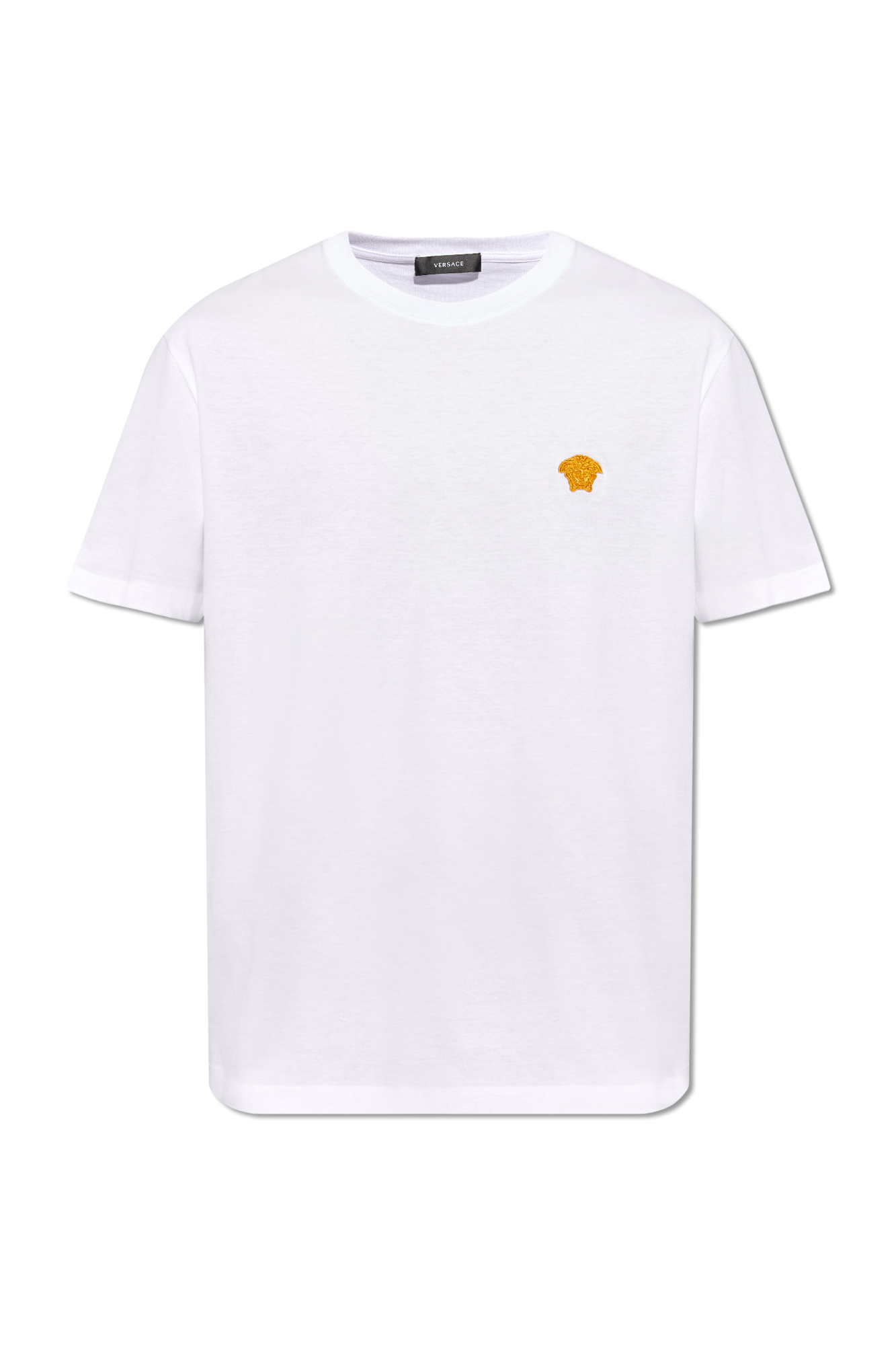 Versace T-shirt Z Logo, Mężczyźni, Biały