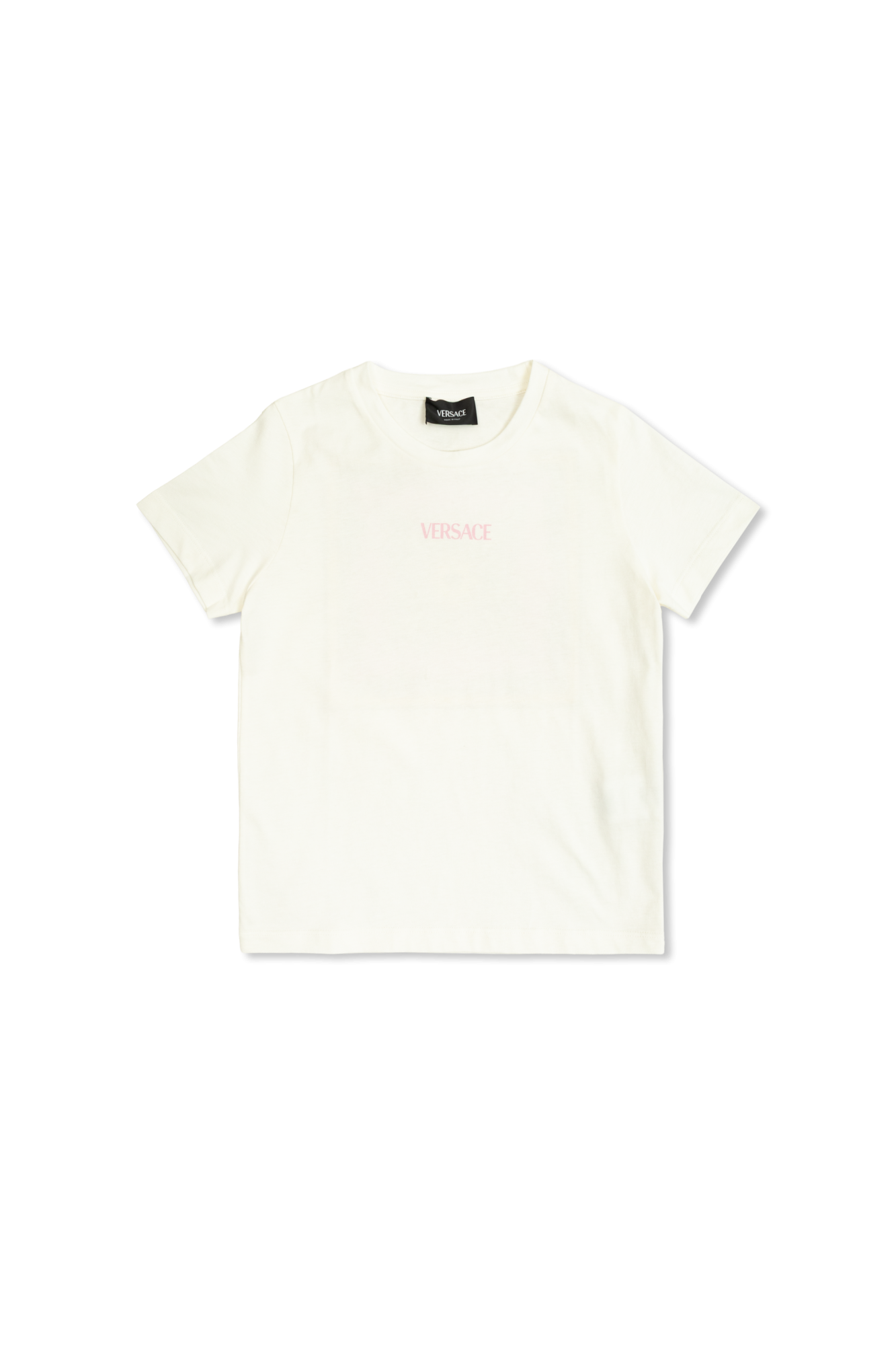 Versace Kids T-shirt Z Logo, Unisex, Biały