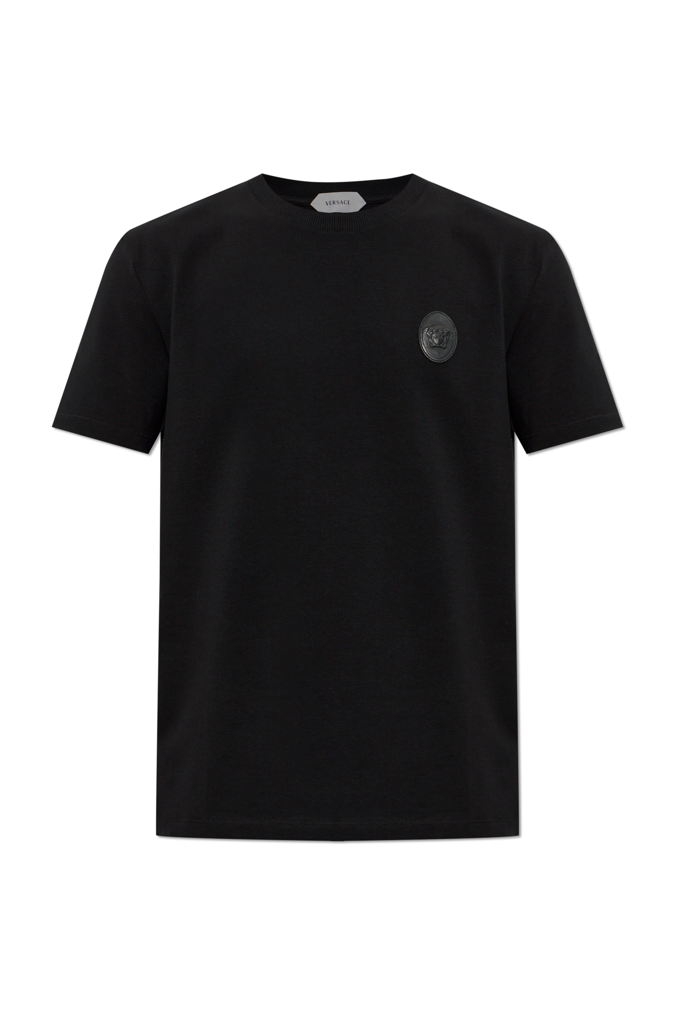 Versace T-shirt Z Głową Meduzy, Mężczyźni, Czarny