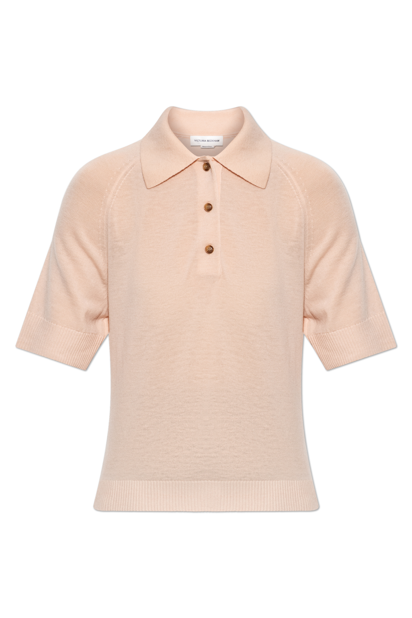 Victoria Beckham Wełniane Polo, Kobiety, Różowy
