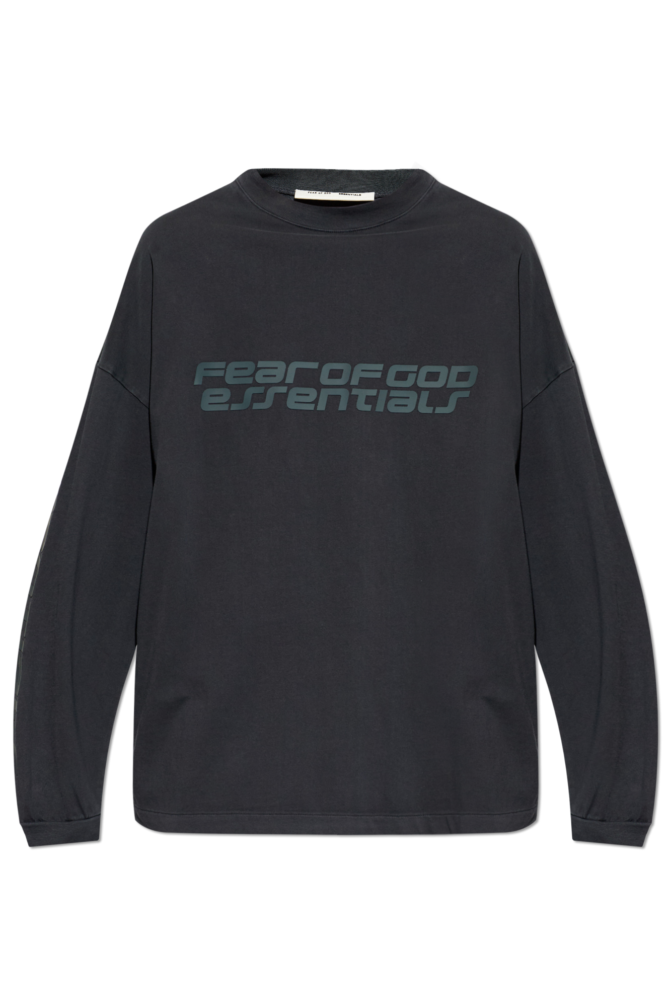 Fear Of God Essentials T-shirt Z Długimi Rękawami, Mężczyźni, Czarny