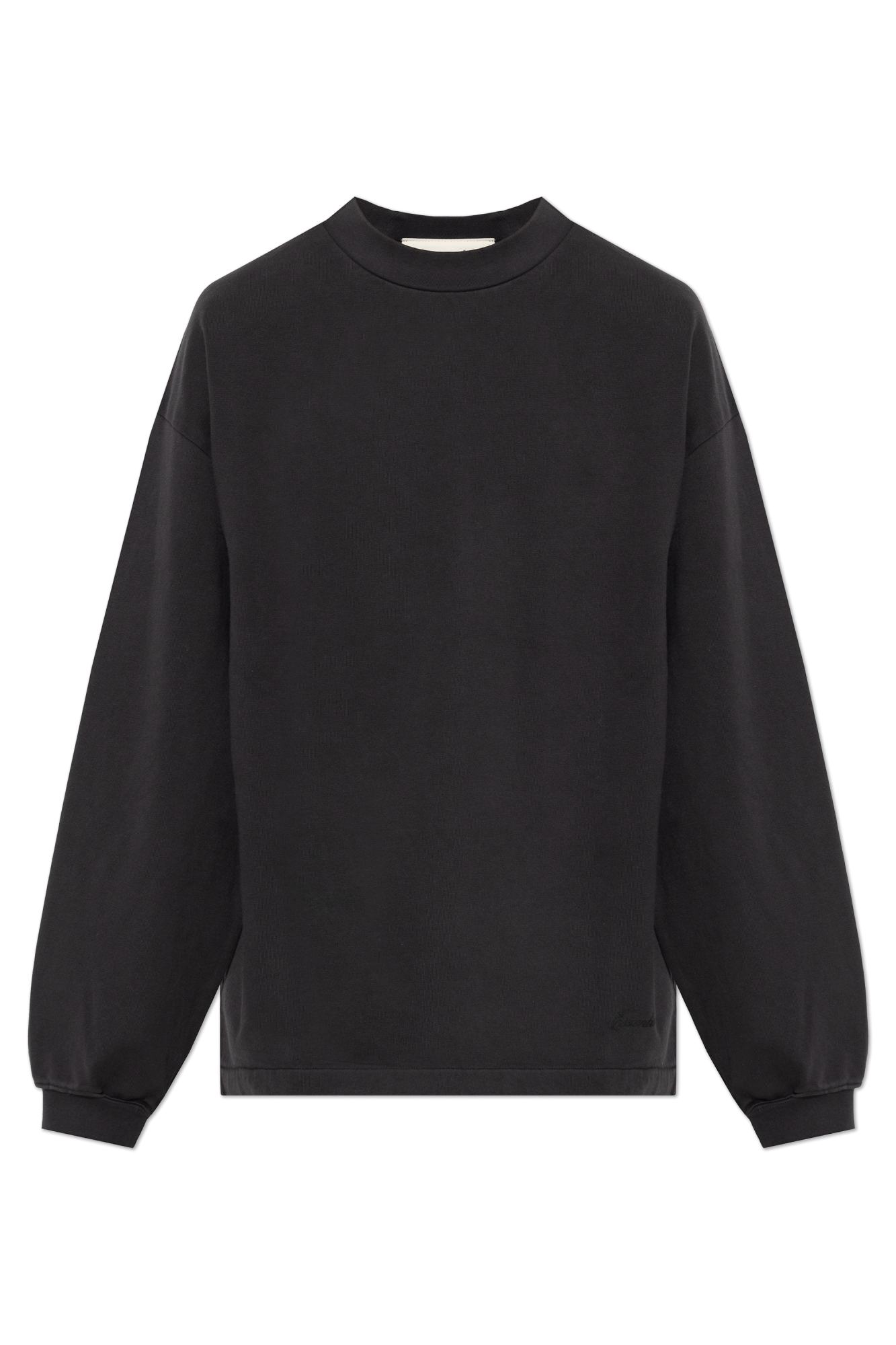 Fear Of God Essentials Bluza Z Okrągłym Dekoltem, Kobiety, Czarny