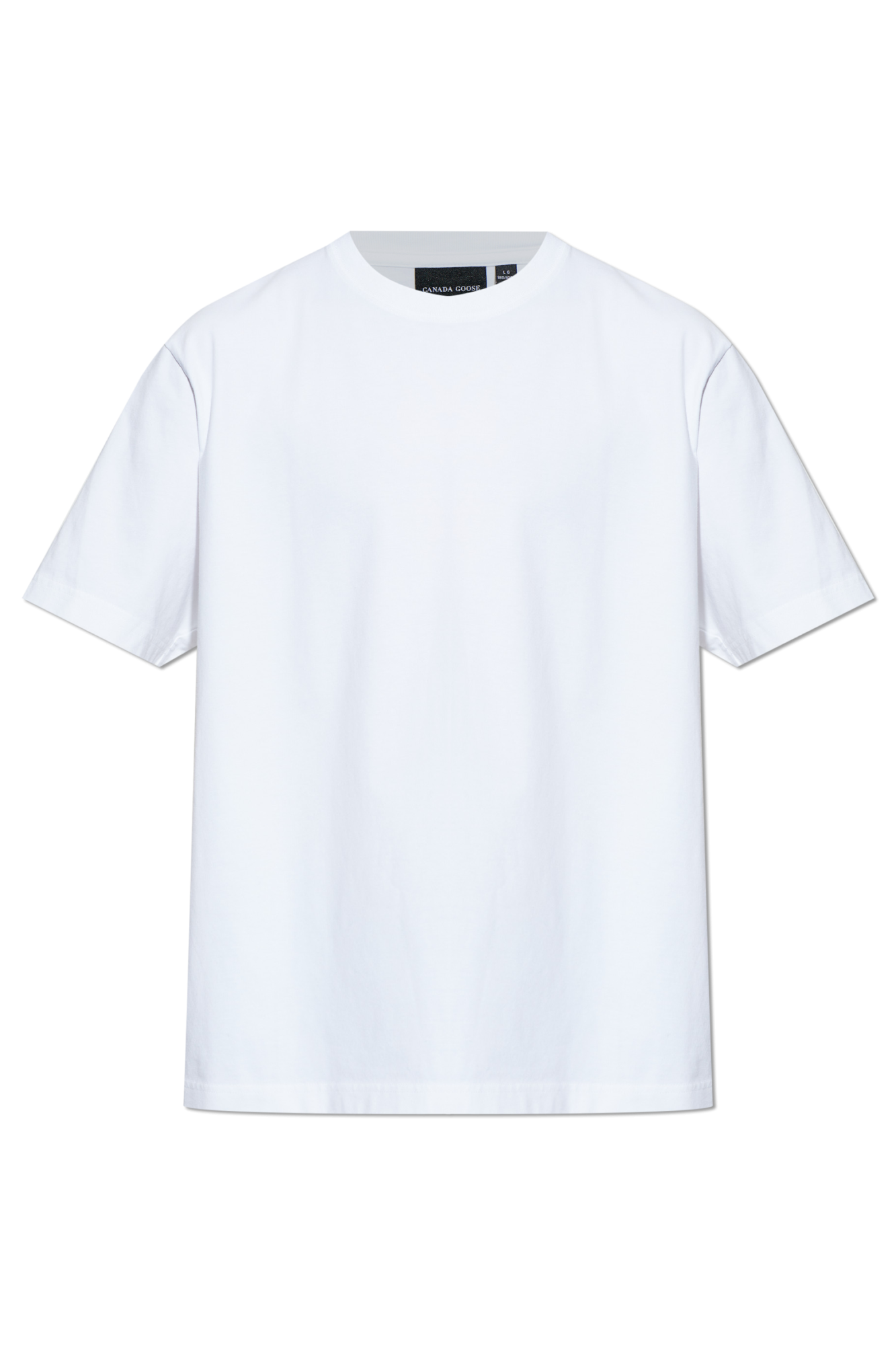 Canada Goose T-shirt Z Naszywką Logo, Mężczyźni, Biały