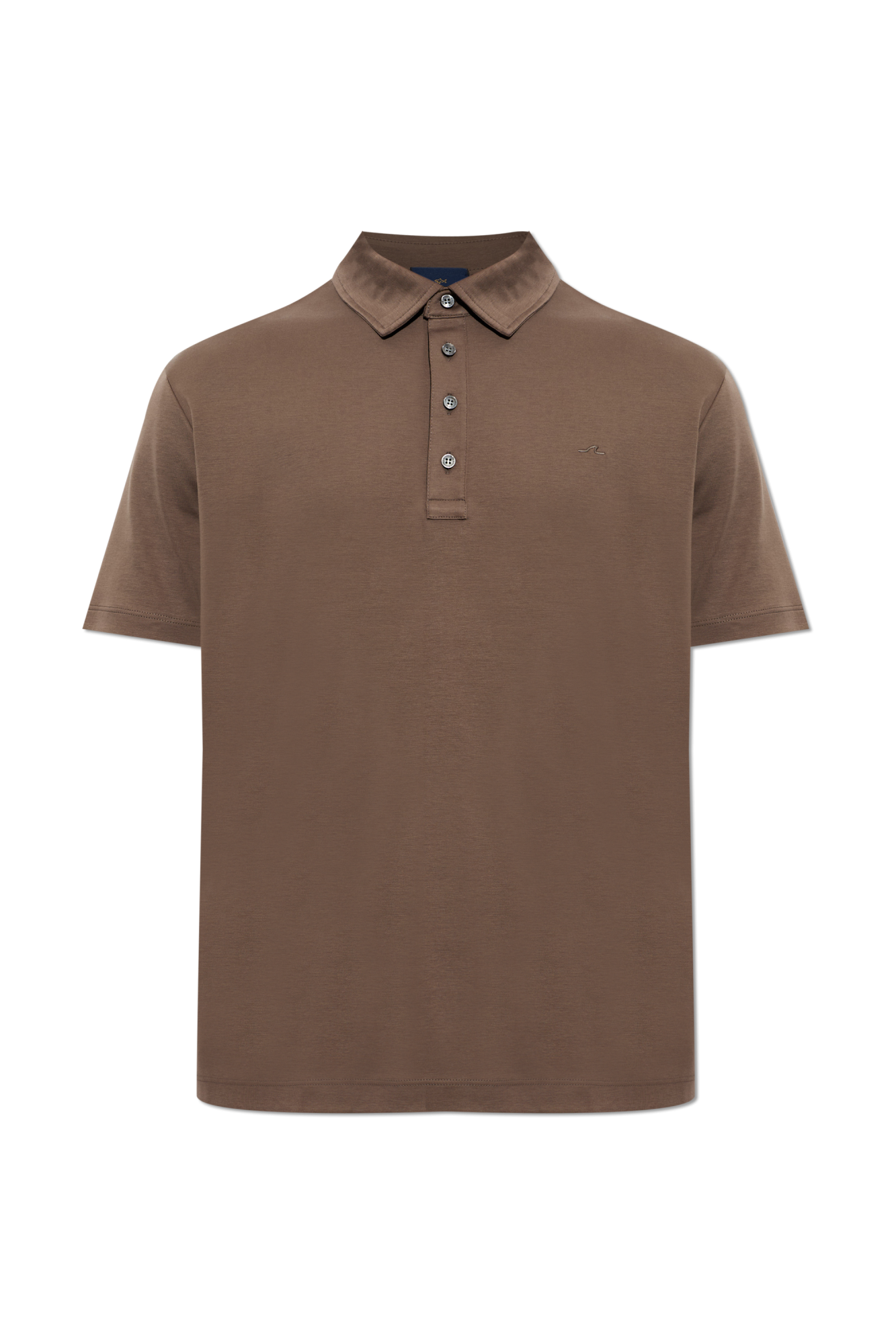 Paul & Shark Polo Z Krótkim Rękawem, Mężczyźni, Brązowy