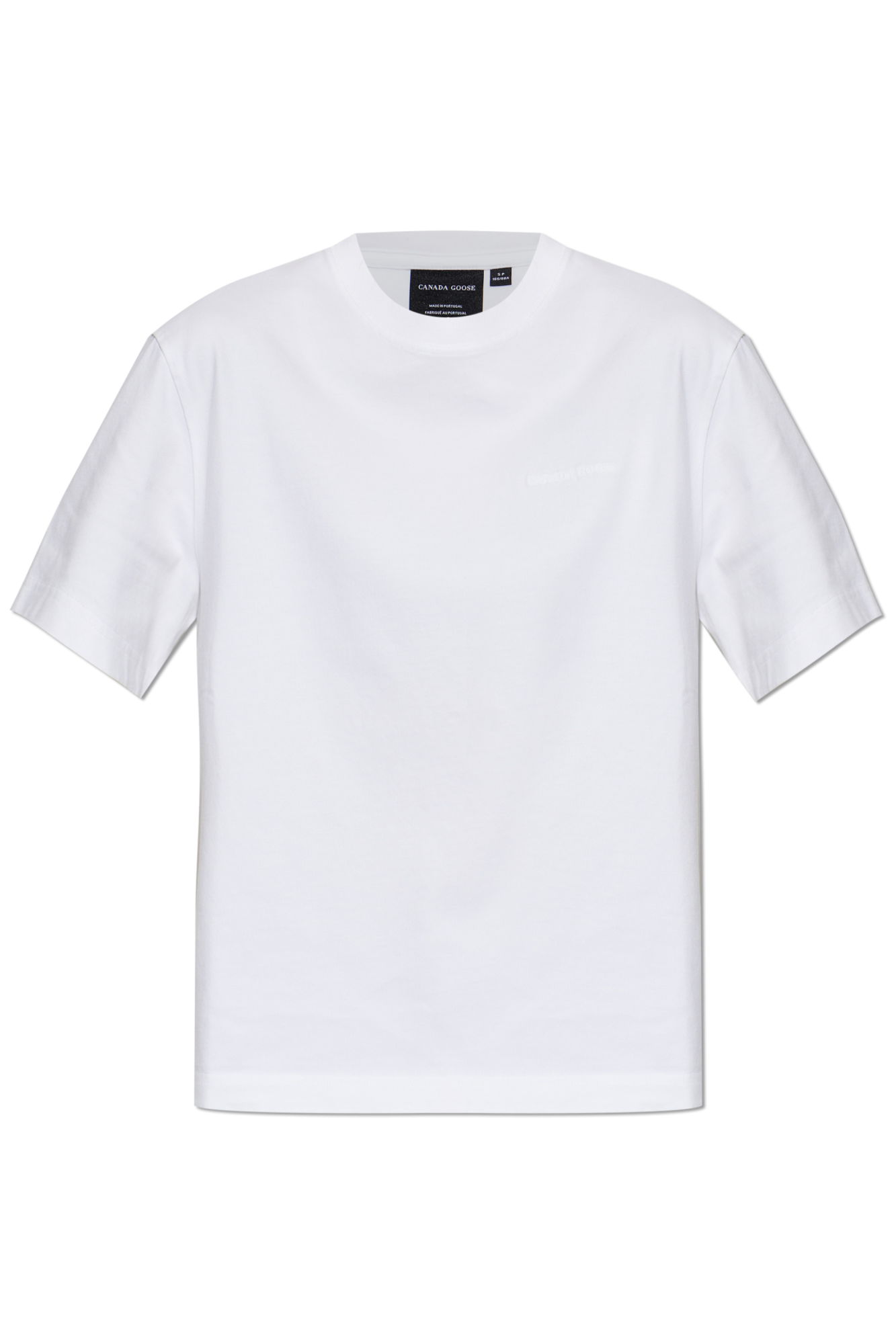 Canada Goose T-shirt Z Logo, Kobiety, Biały