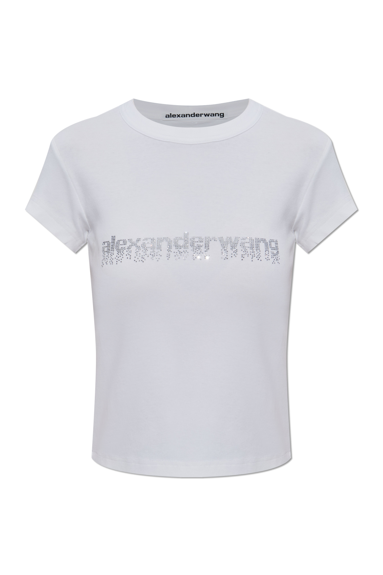 Alexander Wang T-shirt Z Logo, Kobiety, Biały
