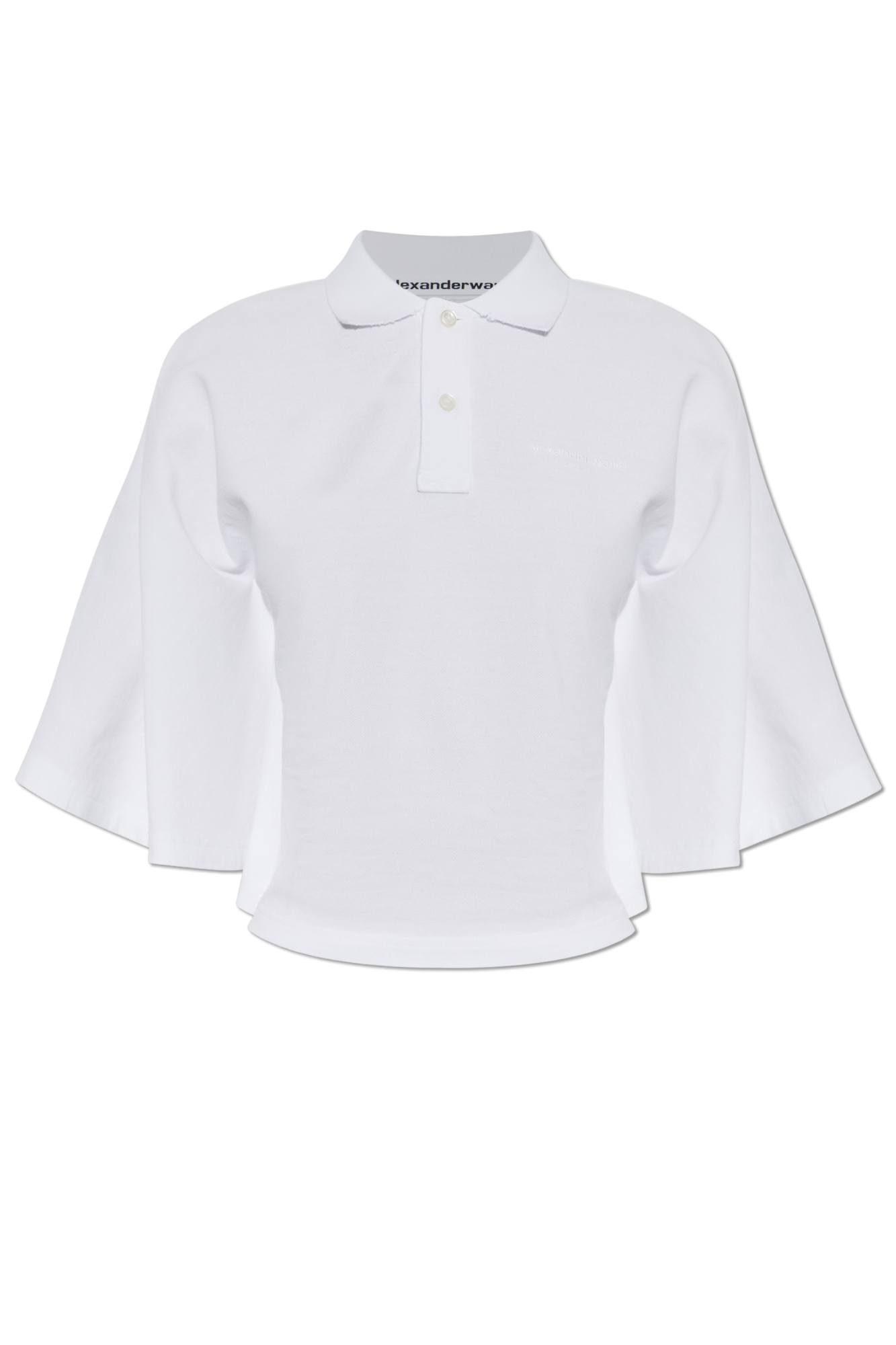 Alexander Wang Polo Z Logo, Kobiety, Biały