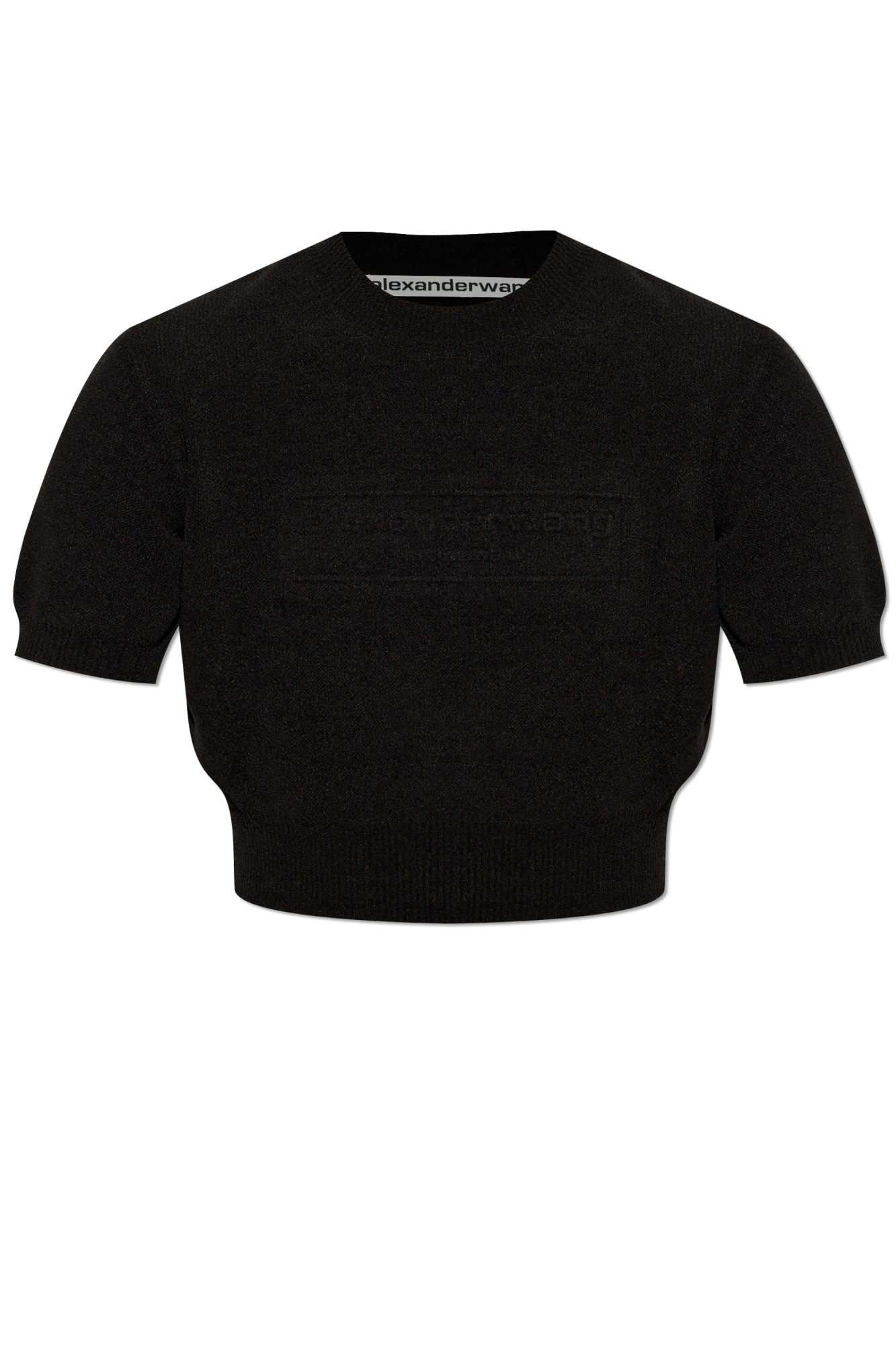 Alexander Wang Top Z Logo, Kobiety, Czarny