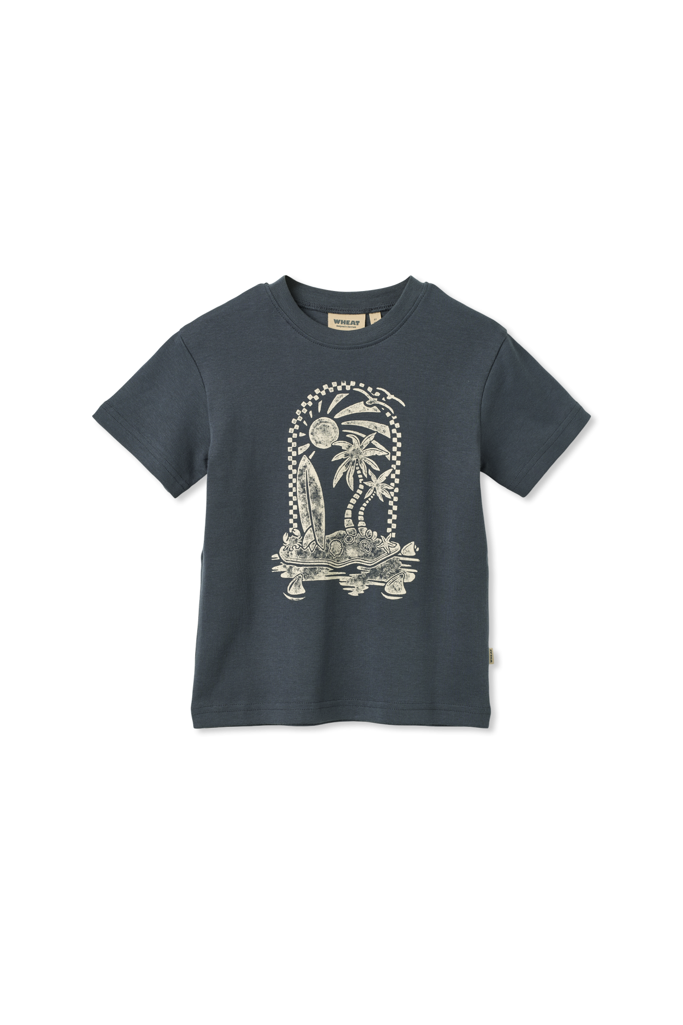 Wheat T-shirt `James`, Unisex, Szary