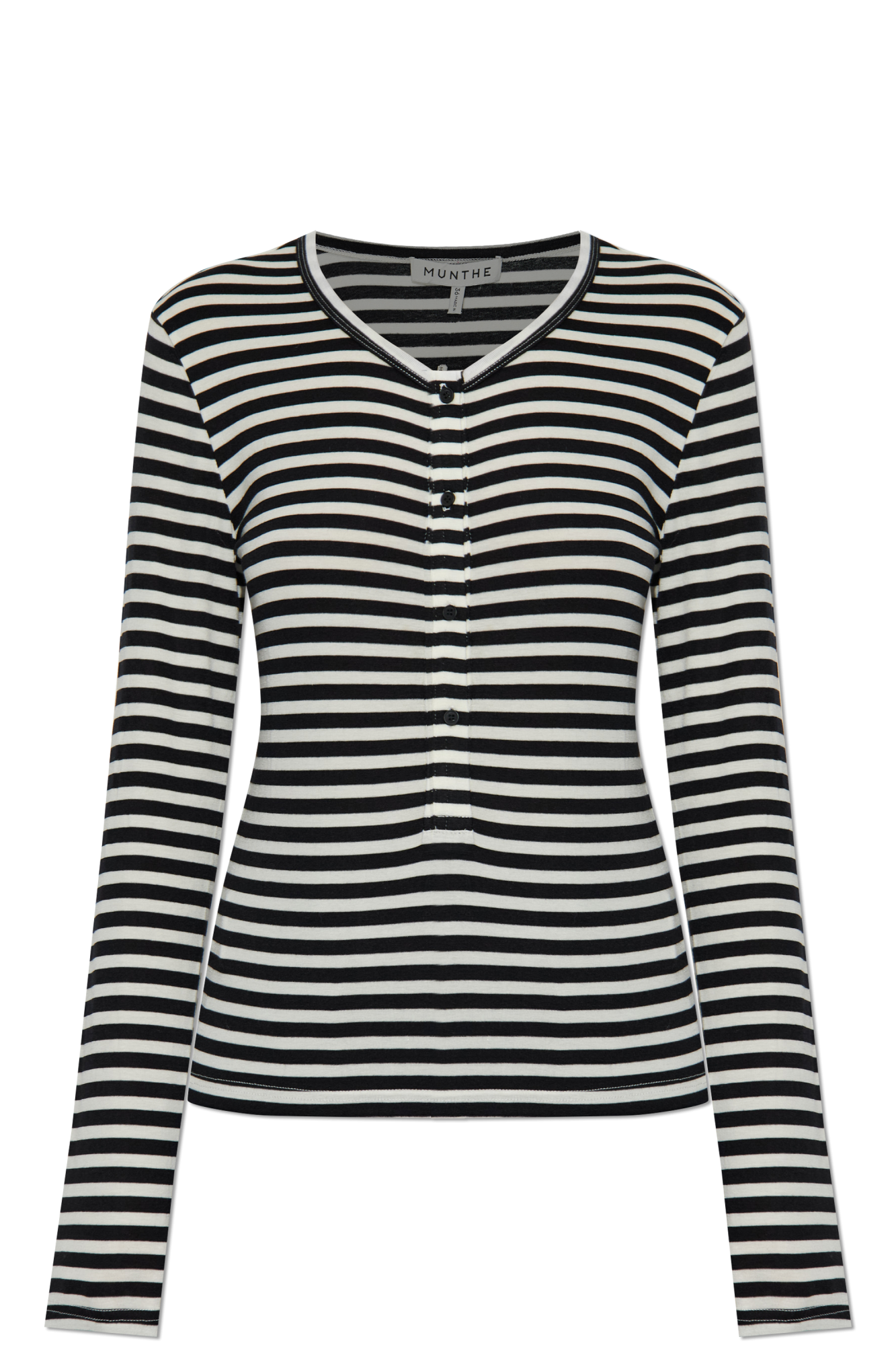 Munthe T-shirt Z Długim Rękawem `Levoma`, Kobiety, Czarny