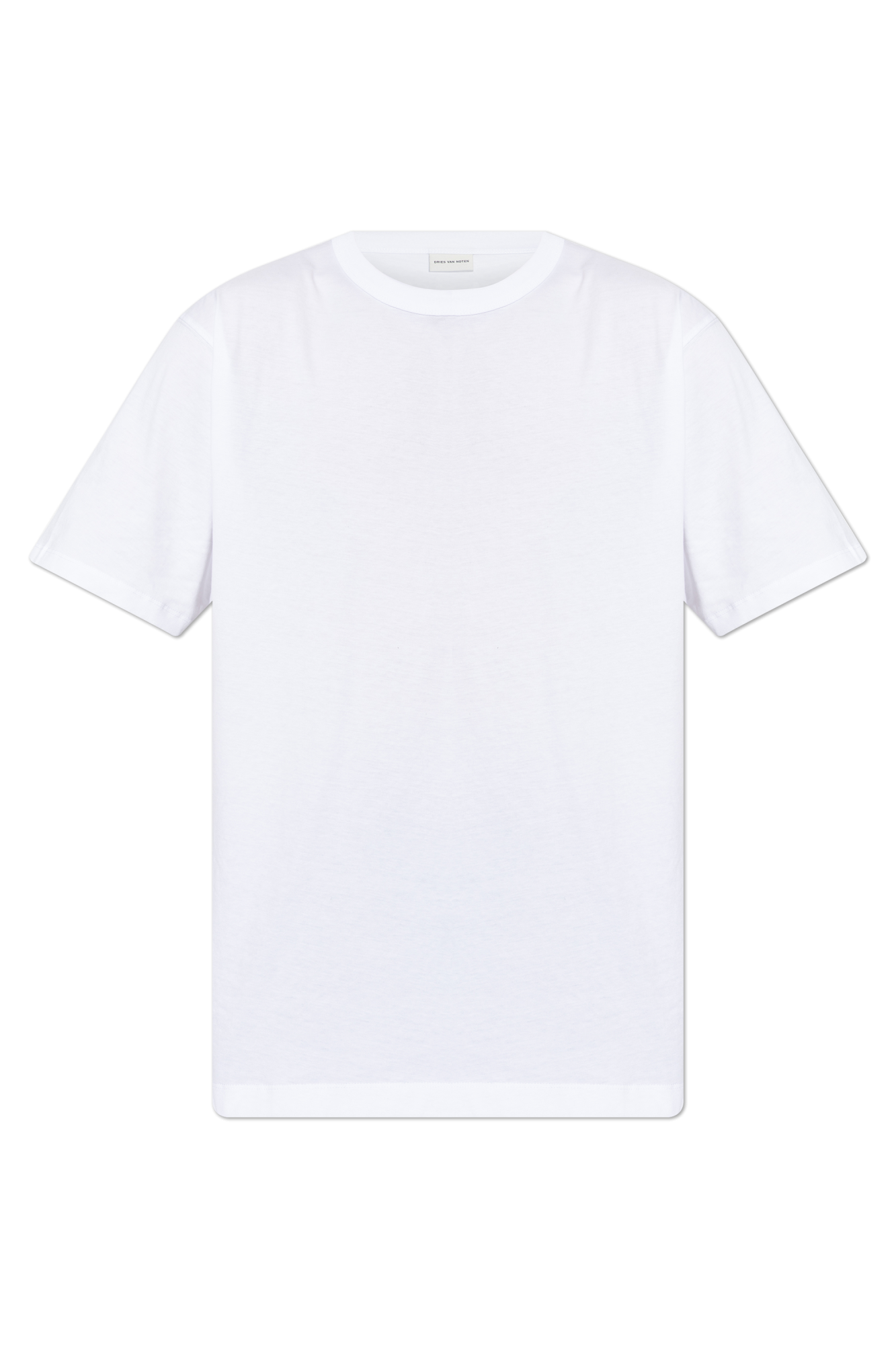 Dries Van Noten Bawełniany T-shirt, Mężczyźni, Biały