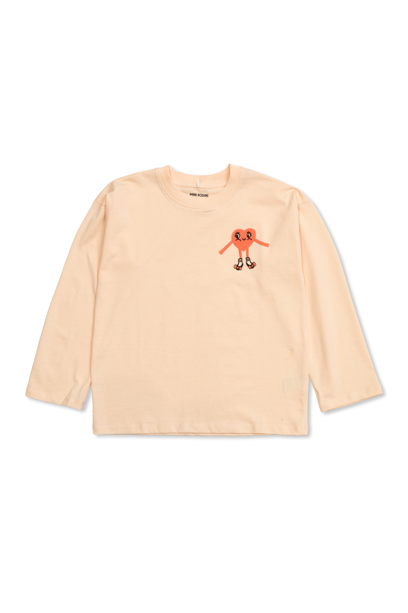 Mini Rodini Bluza Z Wyszyciem, Unisex, Różowy