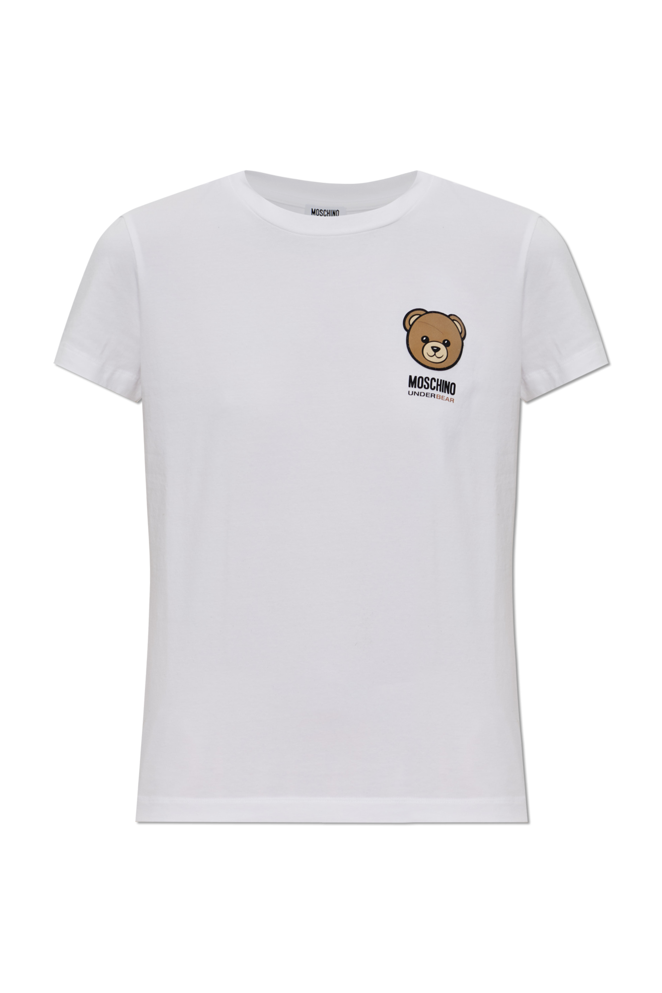Moschino T-shirt Z Linii `Active`, Kobiety, Biały