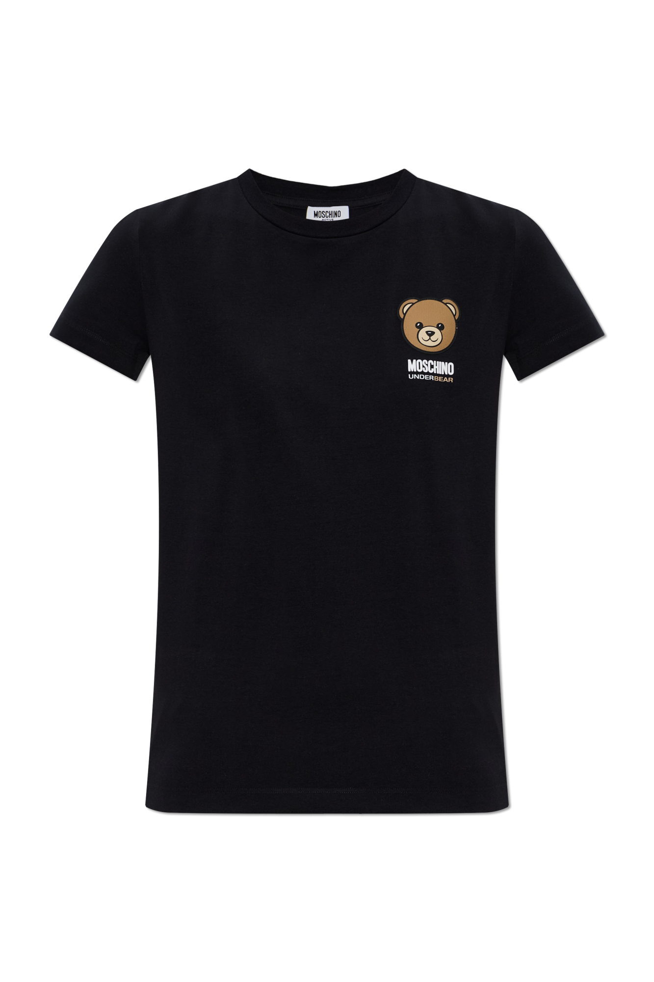 Moschino T-shirt Z Linii `Active`, Kobiety, Czarny