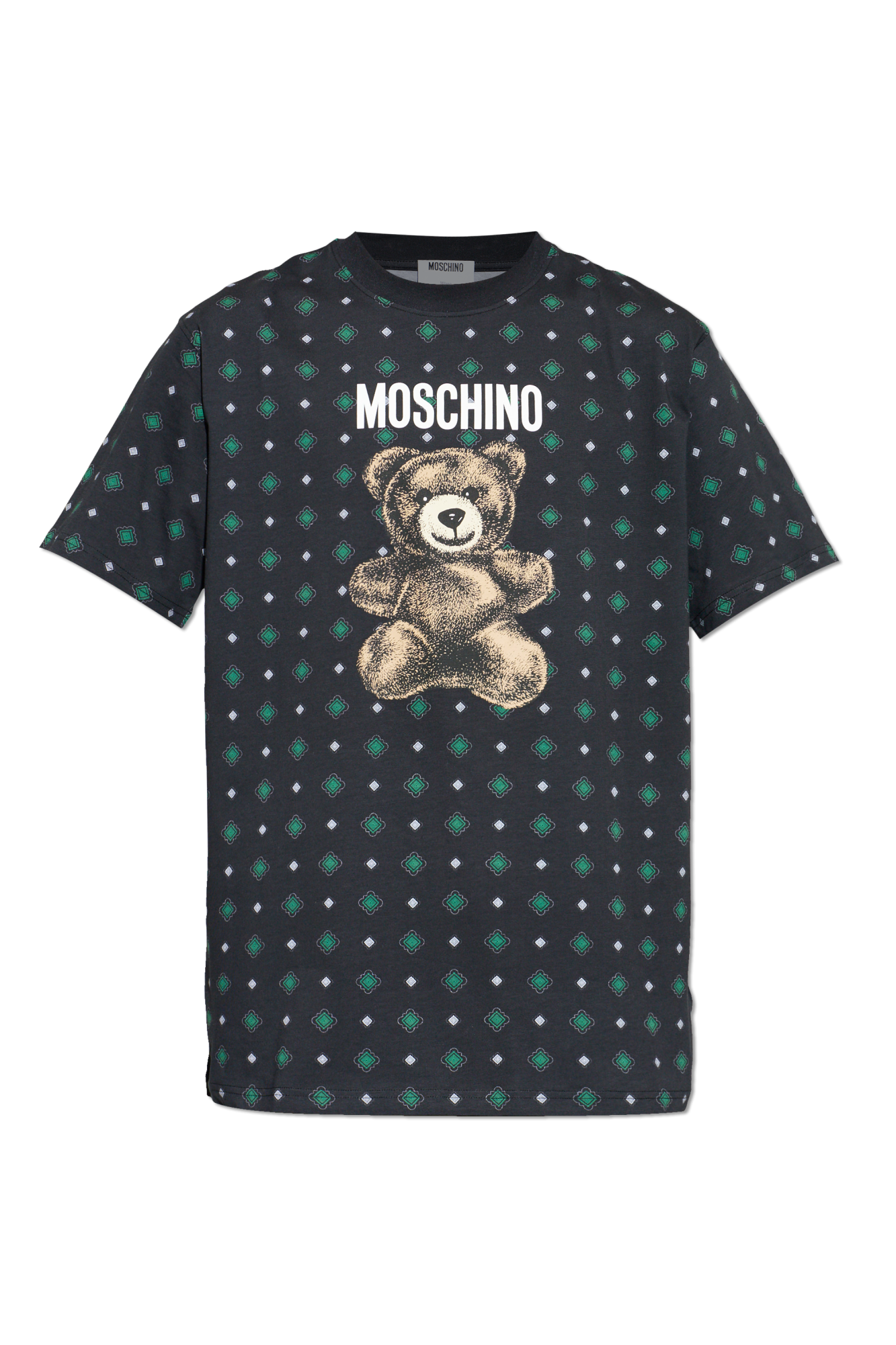 Moschino T-shirt Z Nadrukiem, Mężczyźni, Czarny
