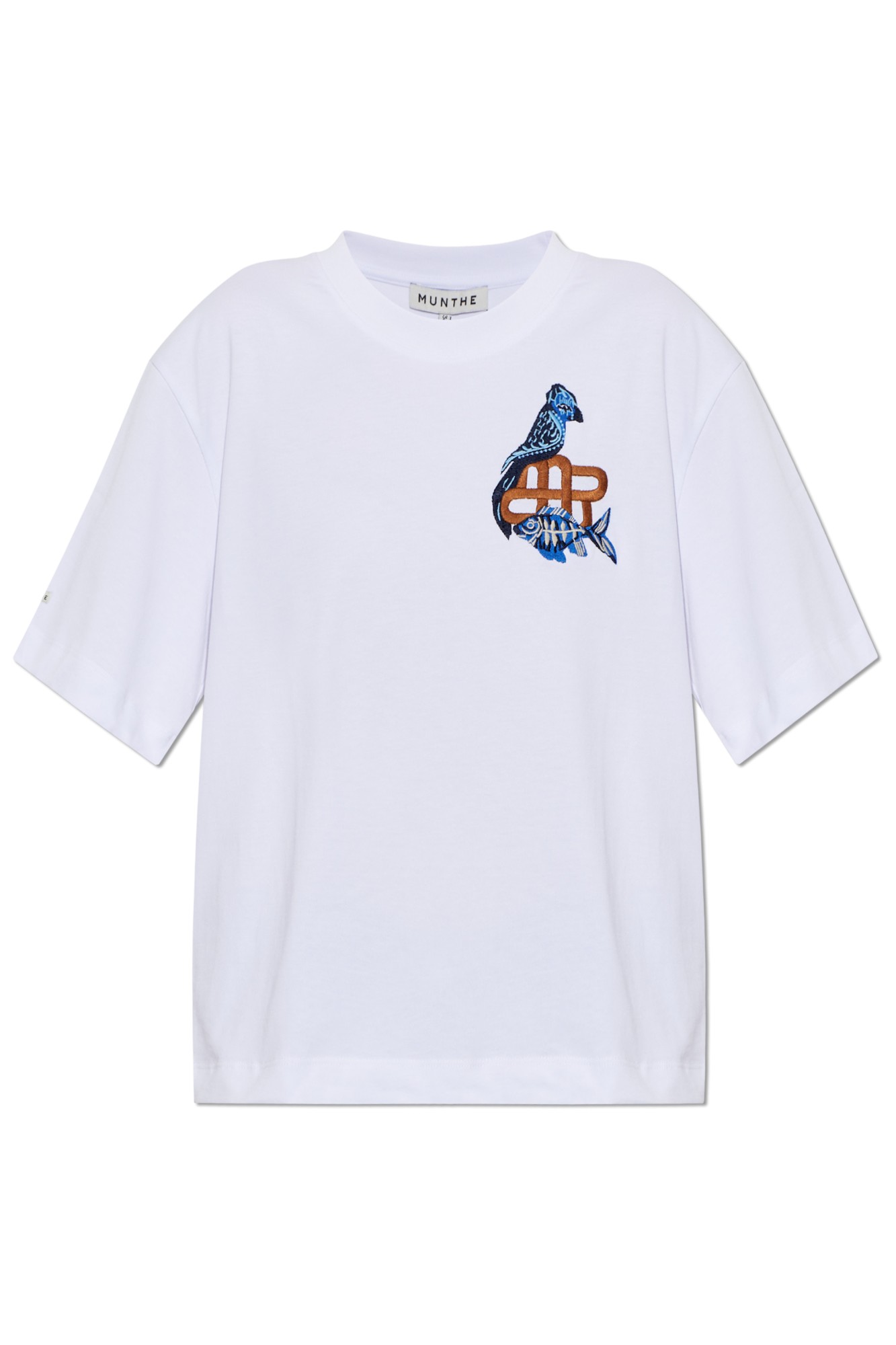 Munthe T-shirt `Nuri`, Kobiety, Biały