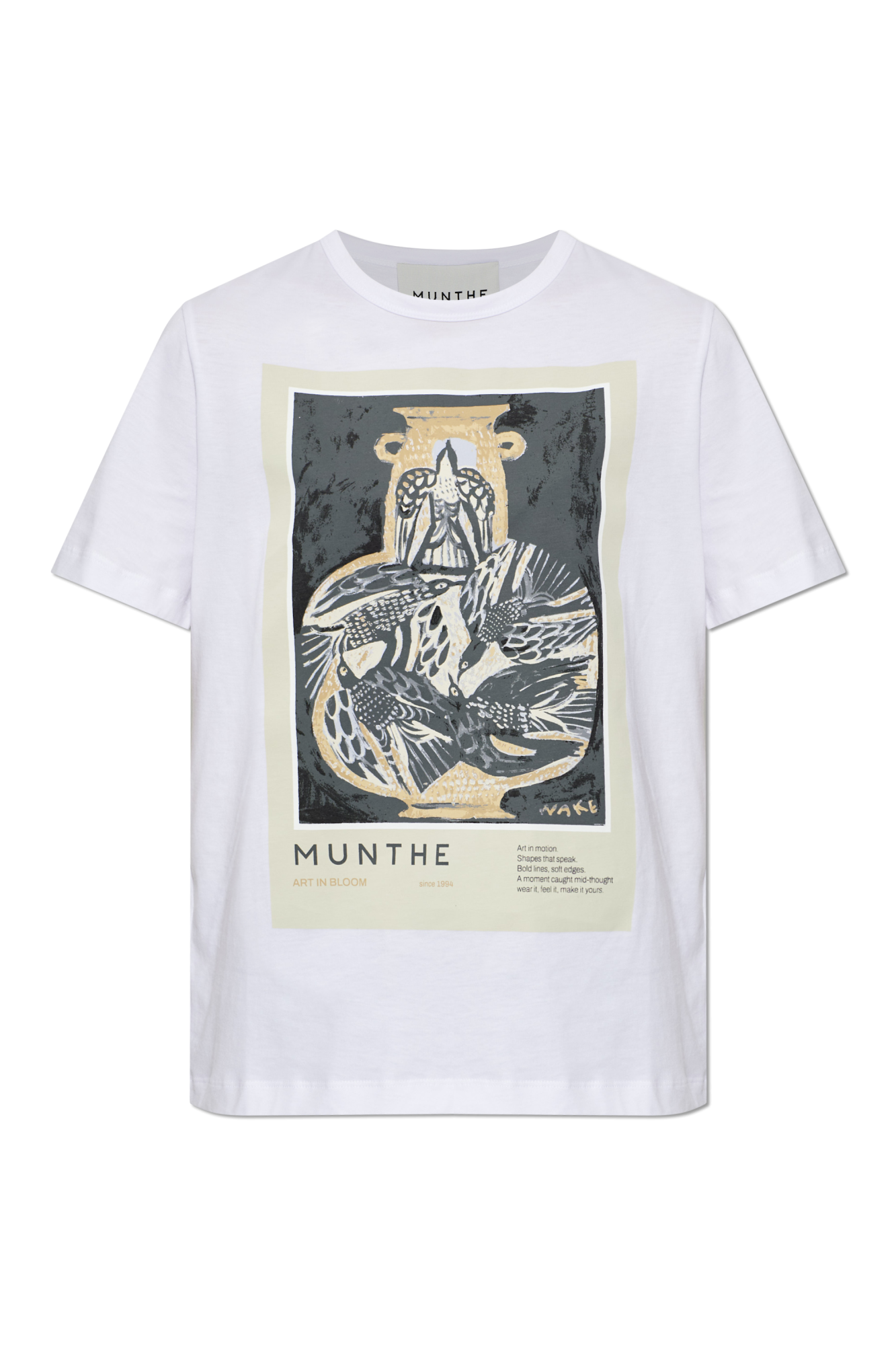 Munthe T-shirt `Nynne`, Kobiety, Biały