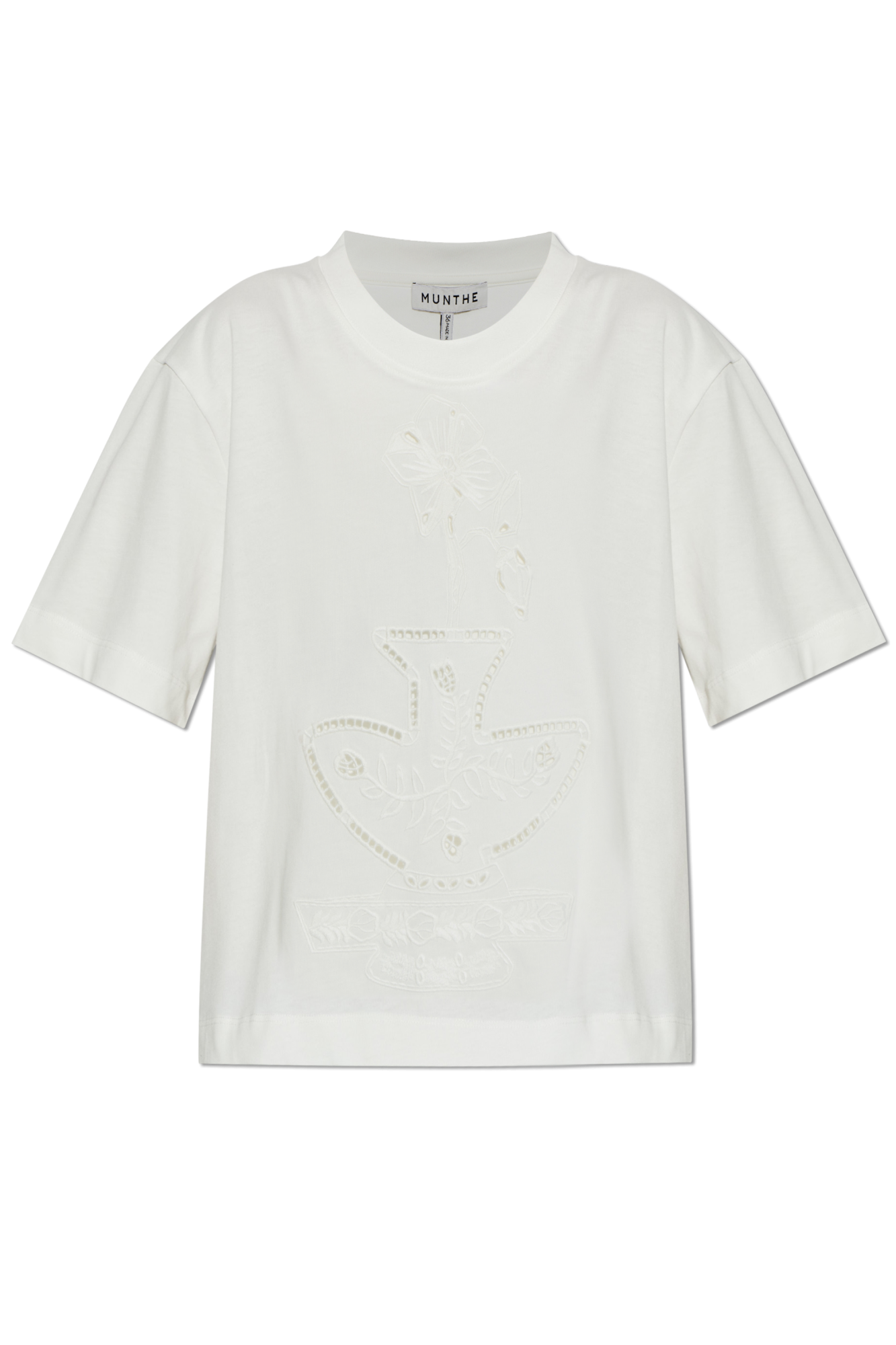 Munthe T-shirt `Nellamy`, Kobiety, Biały