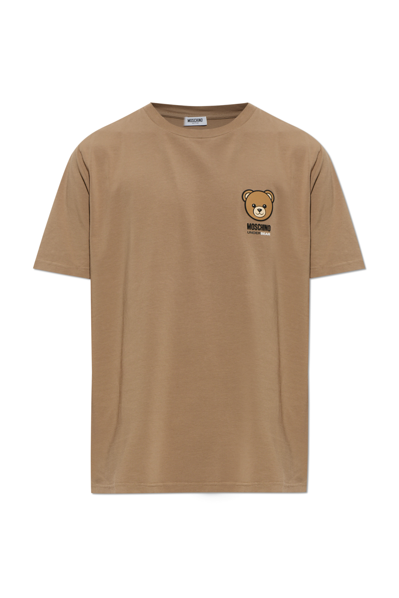 Moschino T- Shirt Z Linii `Active`, Mężczyźni, Beżowy