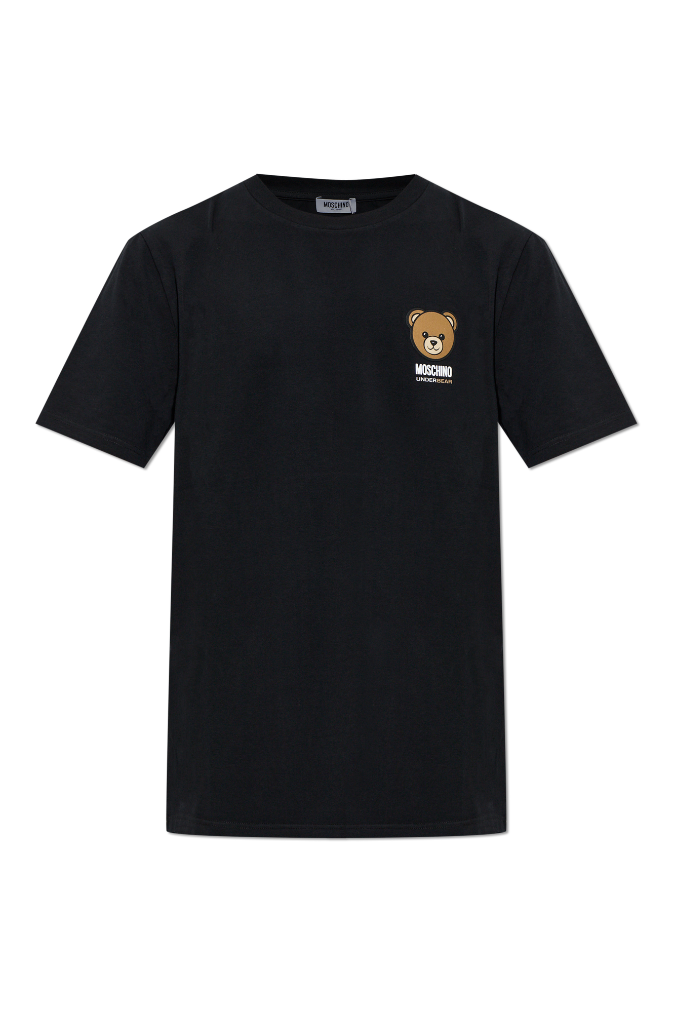 Moschino T-shirt Z Linii `Active`, Mężczyźni, Czarny