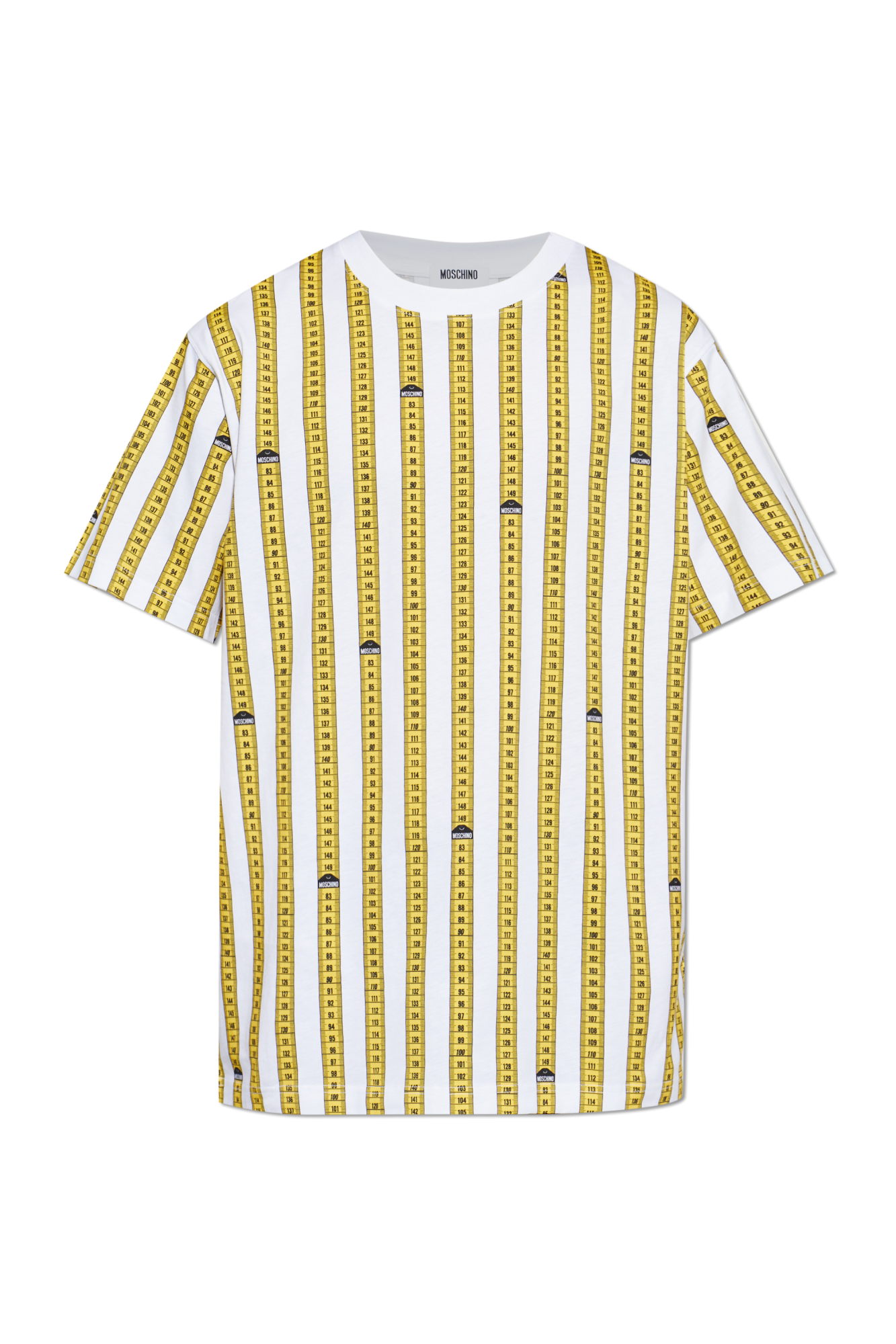 Moschino T-shirt Z Nadrukiem, Mężczyźni, żółty