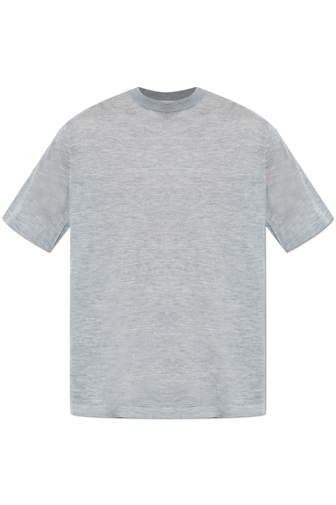 Lisa Yang Kaszmirowy T-shirt  `Johannes`, Mężczyźni, Szary