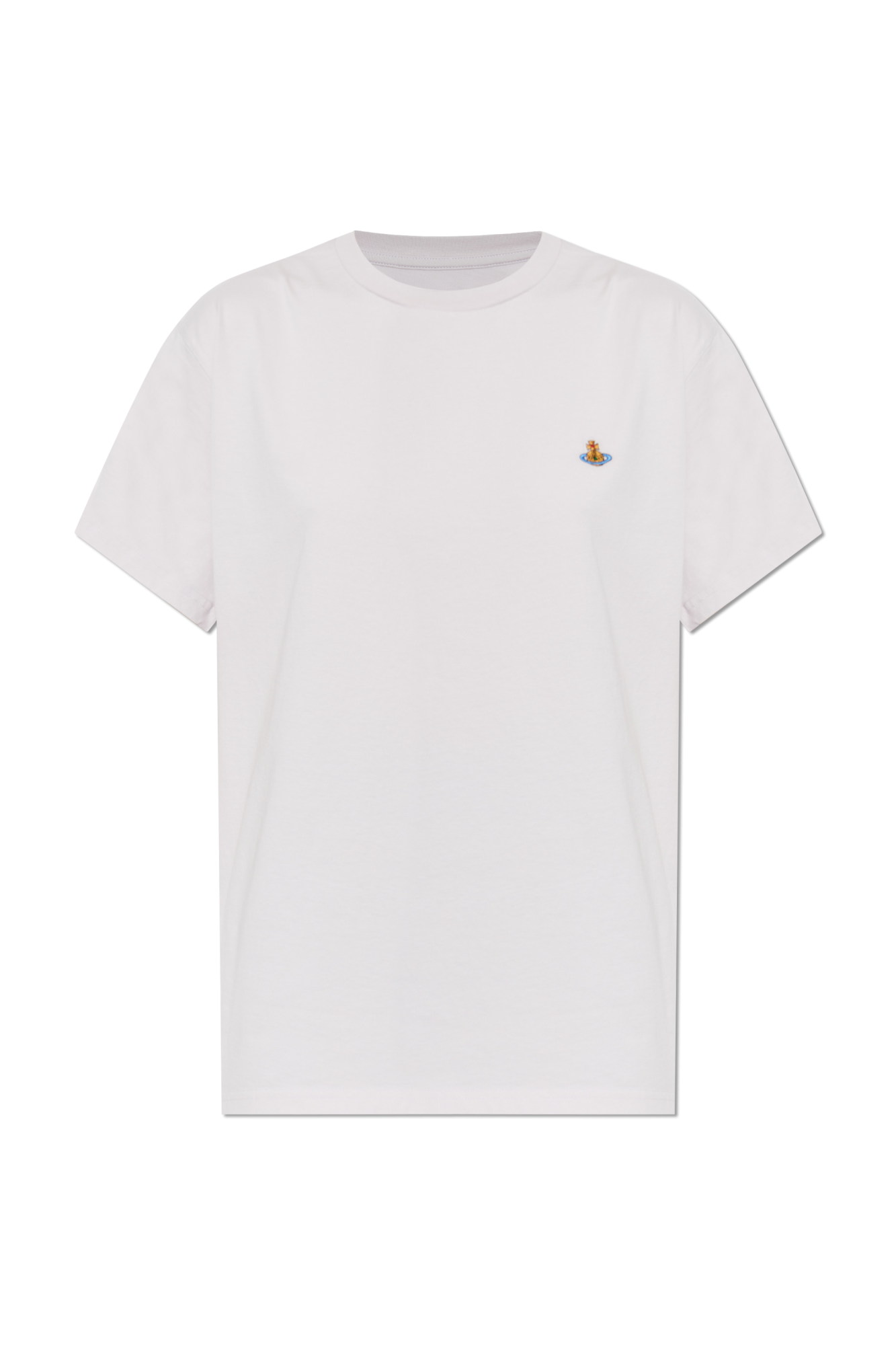 Vivienne Westwood T-shirt Z Naszywką Logo, Kobiety, Fioletowy