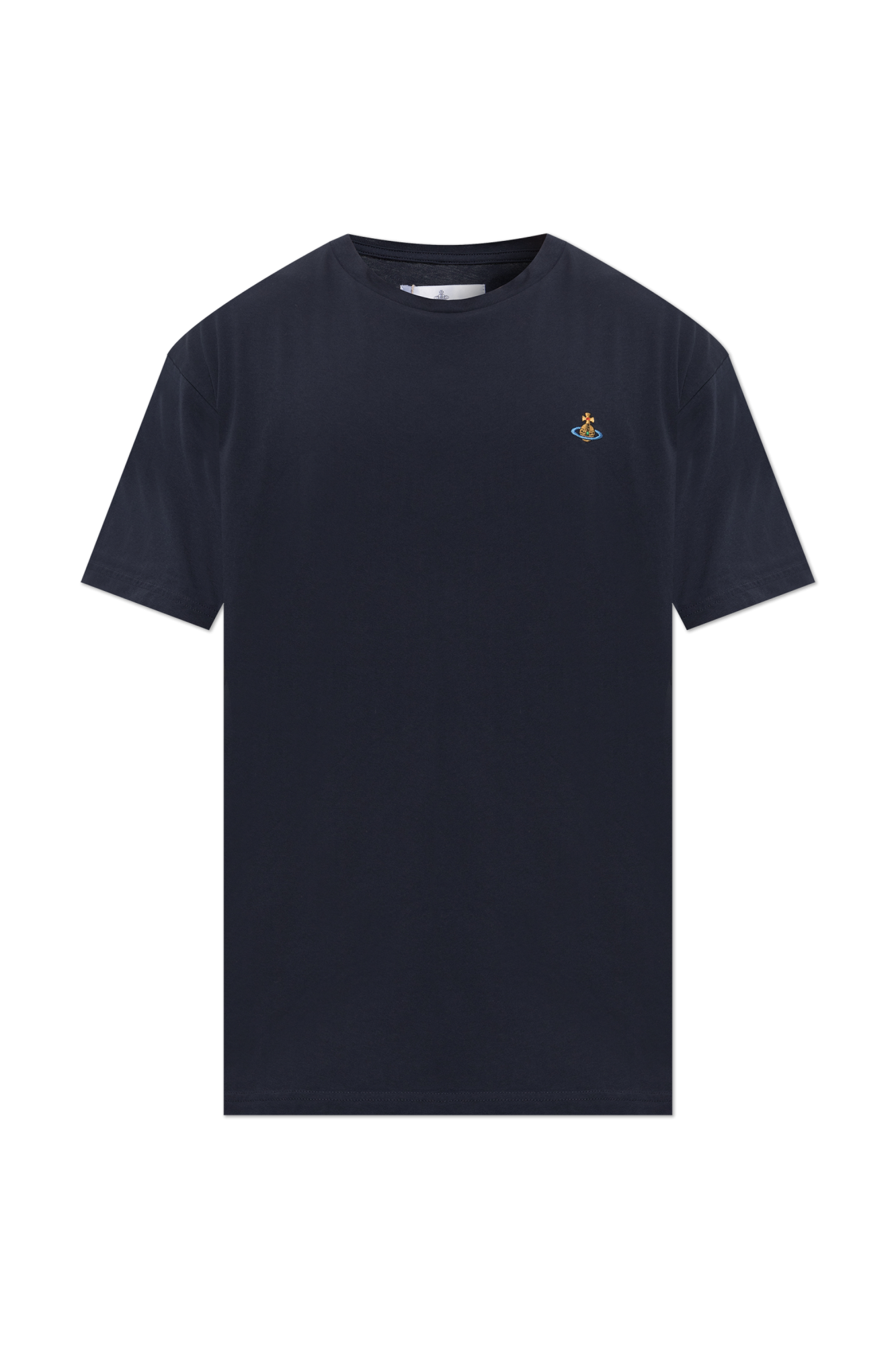 Vivienne Westwood T-shirt Z Logo, Mężczyźni, Granatowy