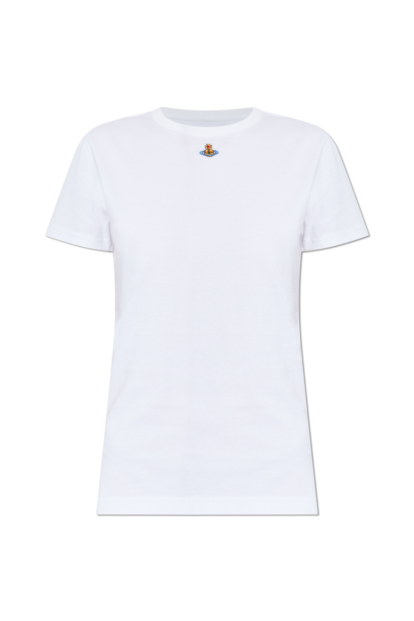 Vivienne Westwood T-shirt Z Naszywką Logo, Kobiety, Biały