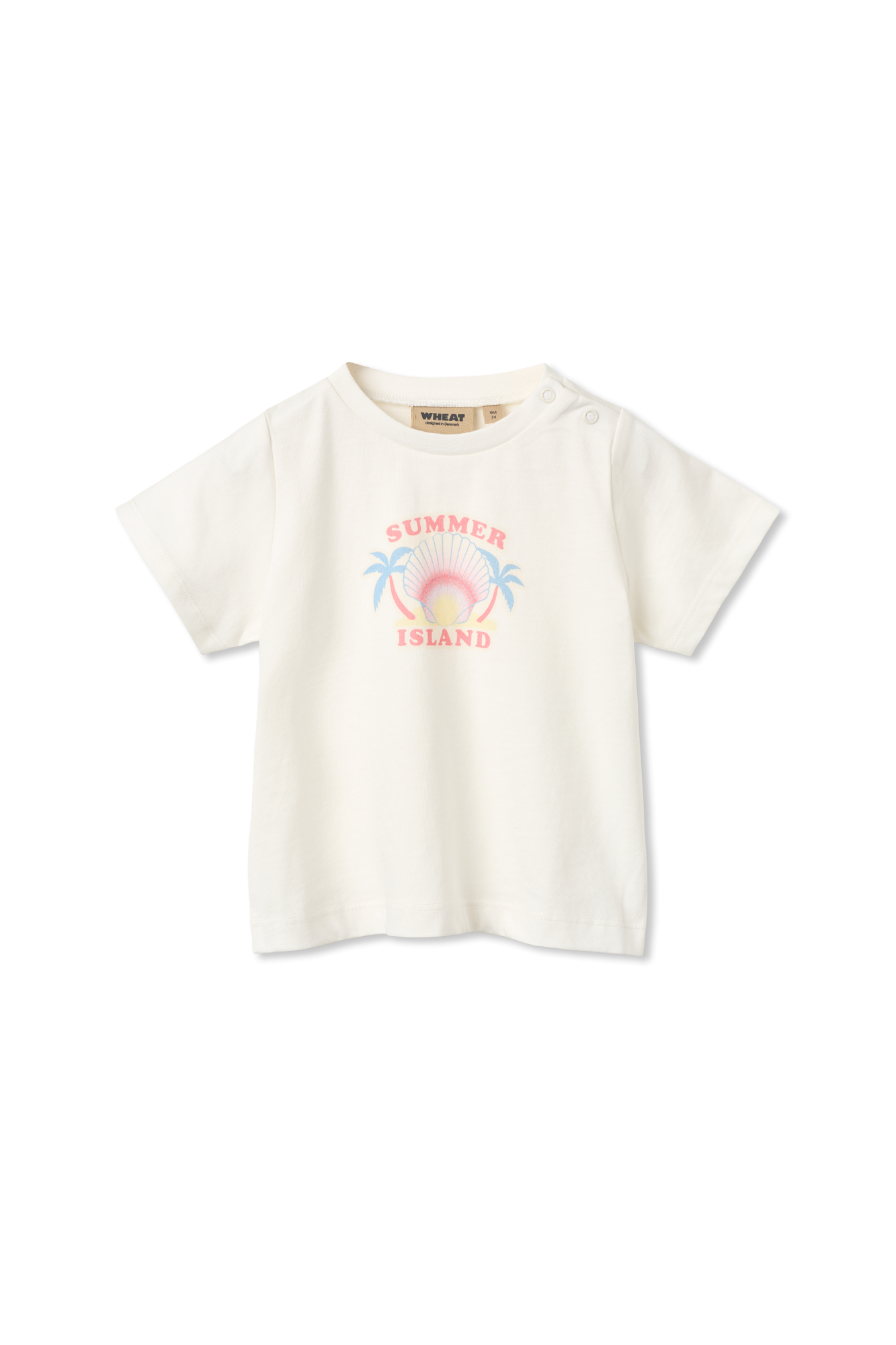 Wheat T-shirt `Mirsa`, Unisex, Biały