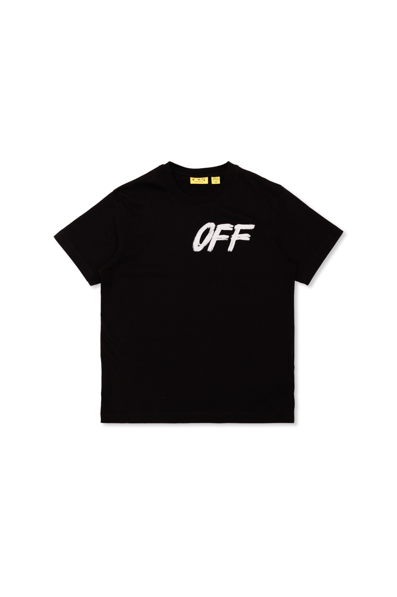 Off-White Kids T-shirt Z Nadrukowanym Logo, Unisex, Czarny
