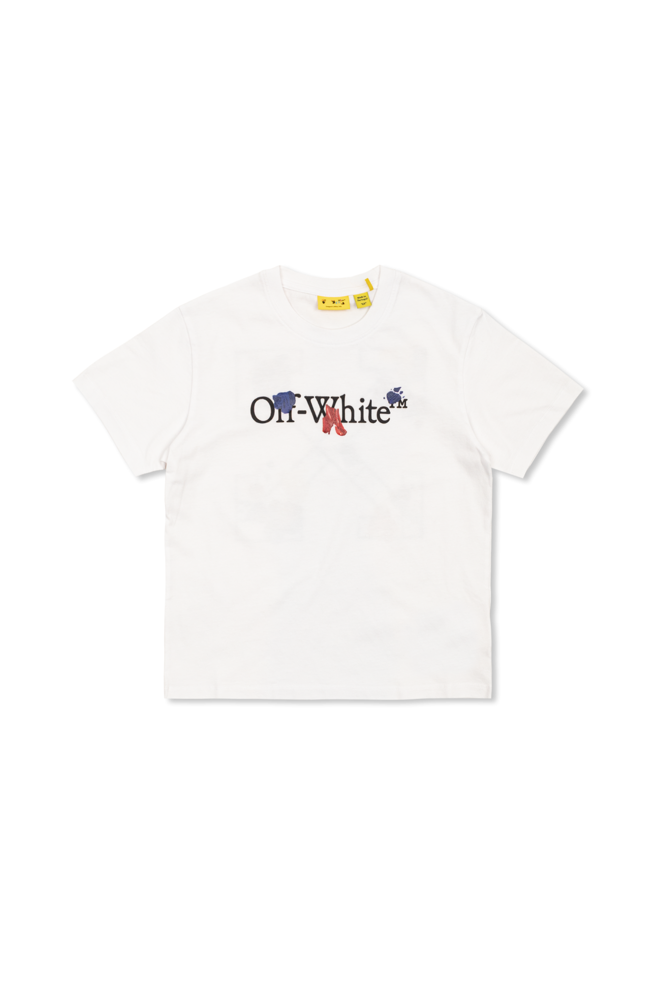 Off-White Kids T-shirt Z Logo, Unisex, Biały