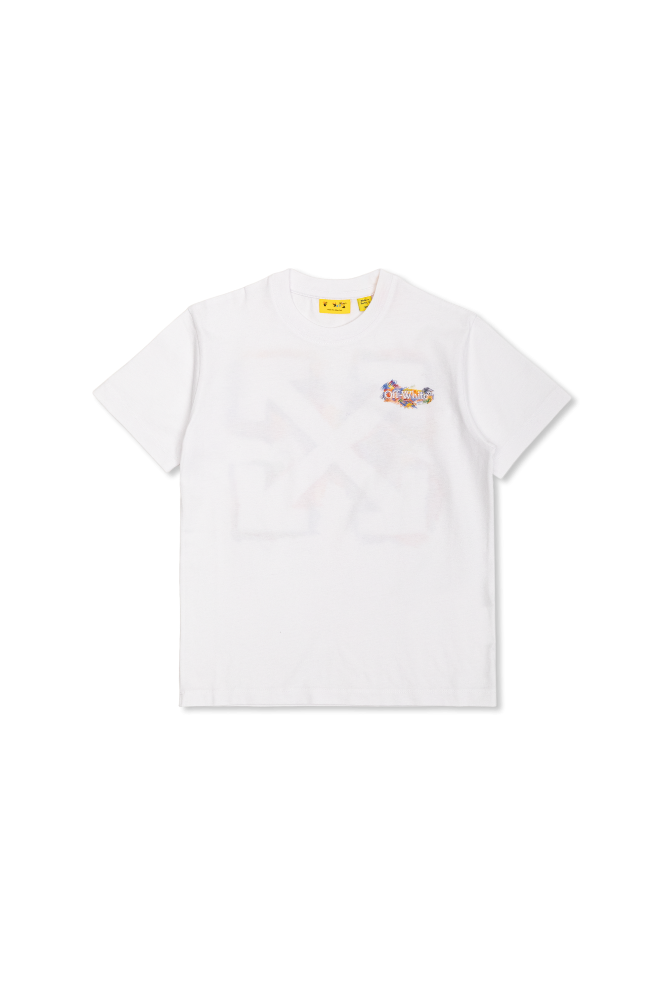 Off-White Kids T-shirt Z Logo, Unisex, Biały