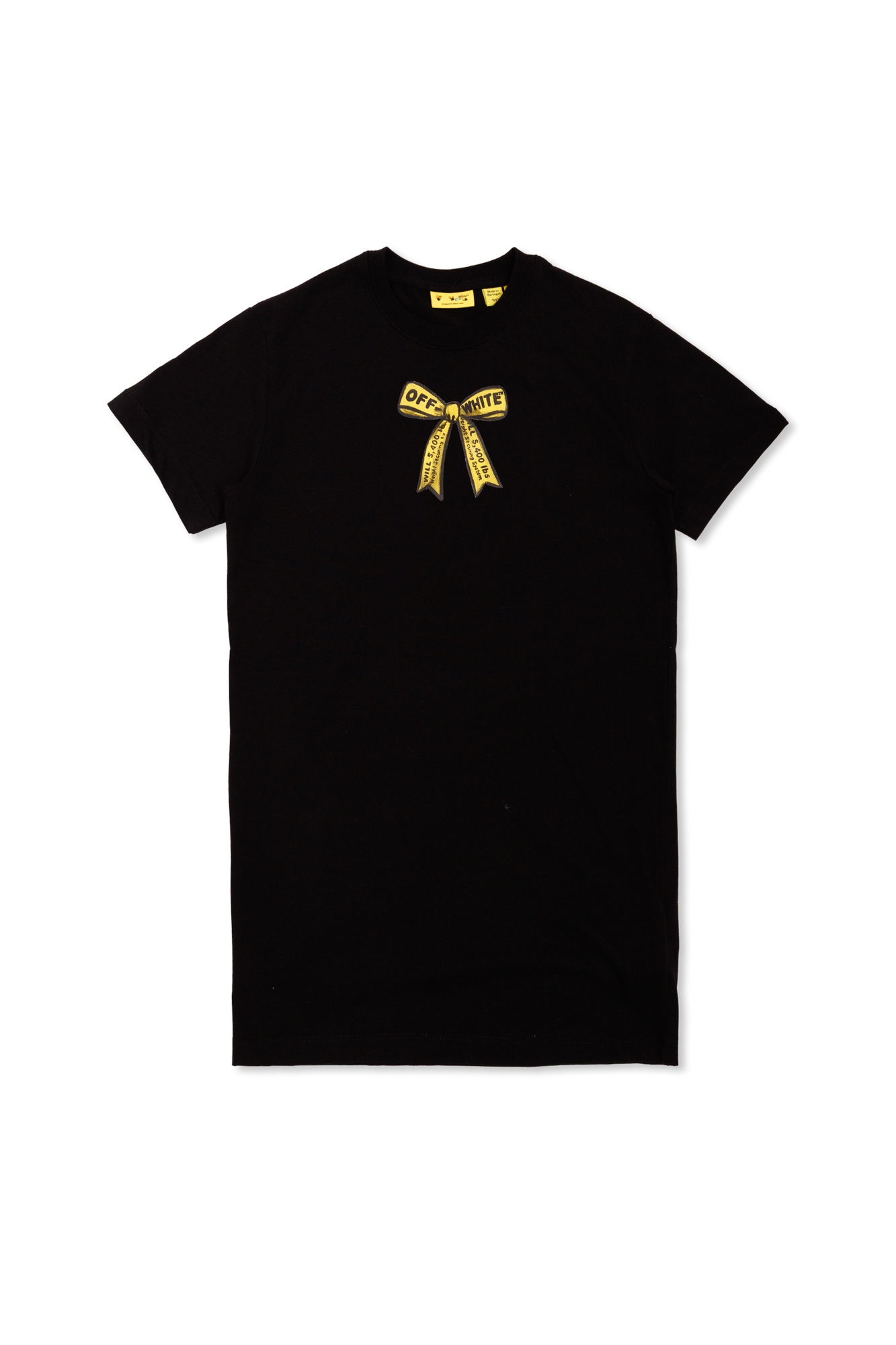 Off-White Kids T-shirt Z Nadrukiem, Unisex, Czarny