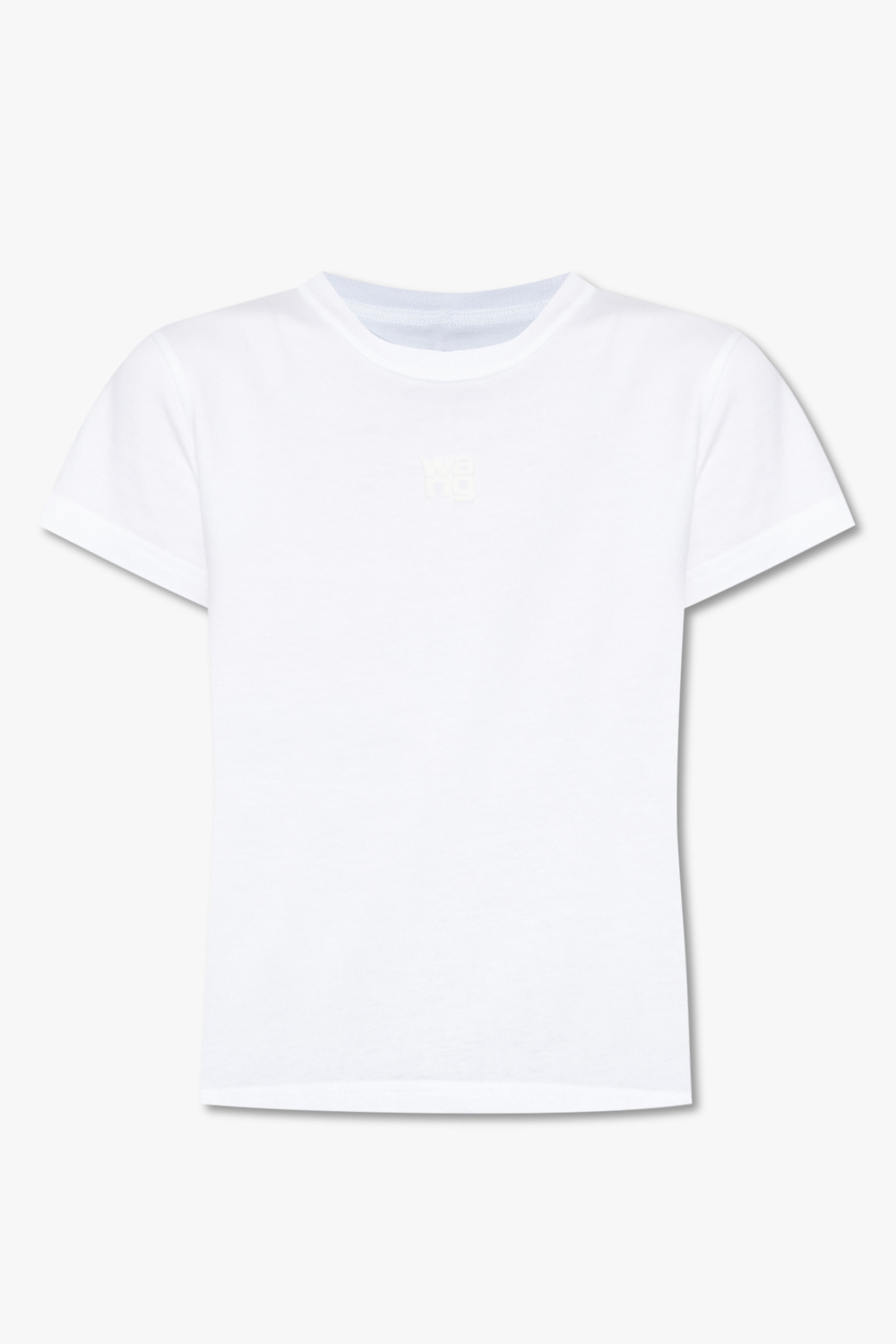 T By Alexander Wang T-shirt Z Logo, Kobiety, Biały