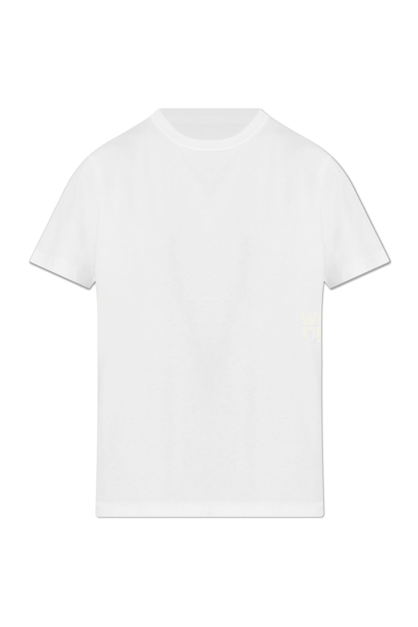 T By Alexander Wang T-shirt Z Logo, Kobiety, Biały