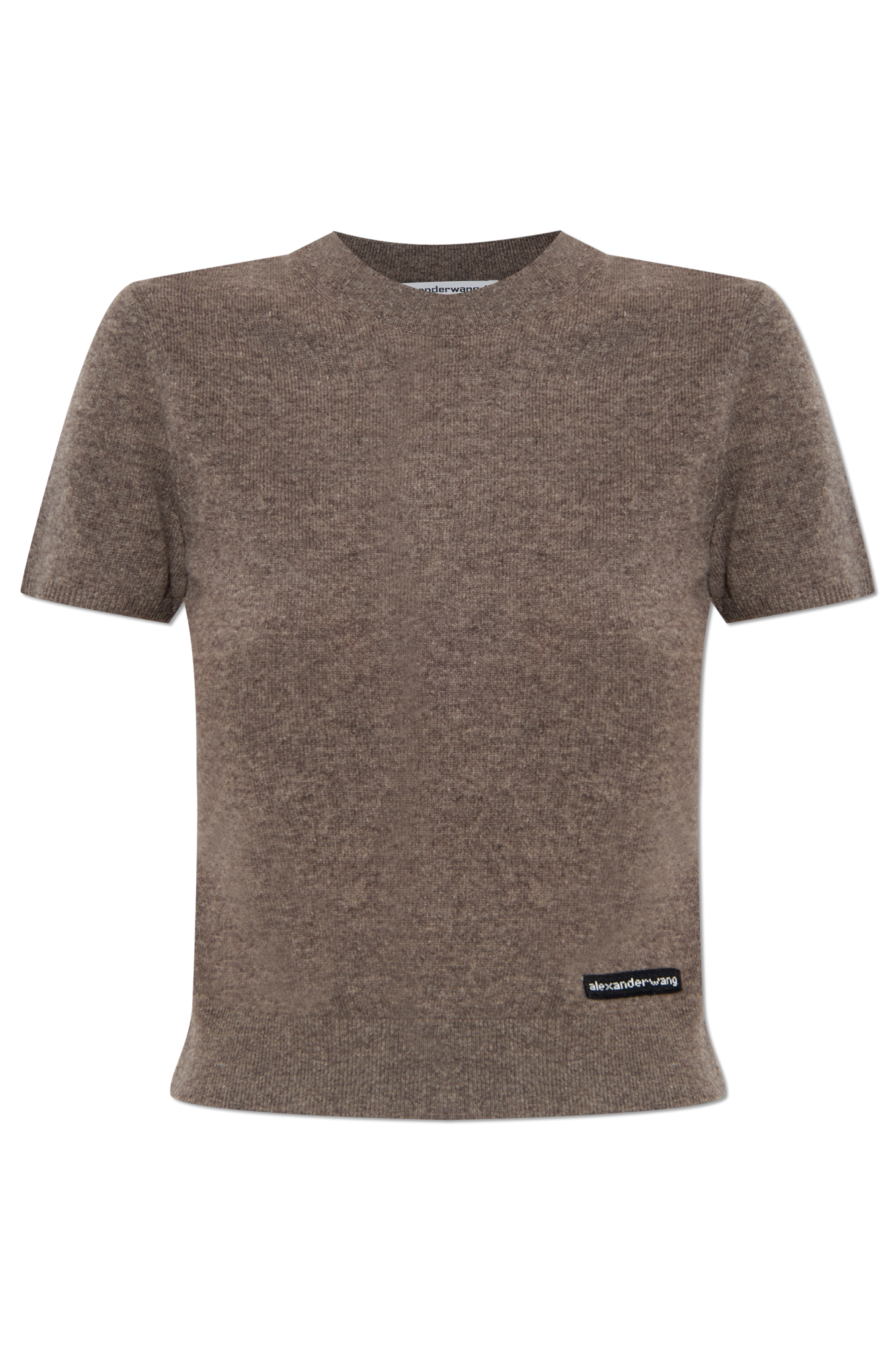 Alexander Wang Top Z Naszywką Z Logo, Kobiety, Brązowy