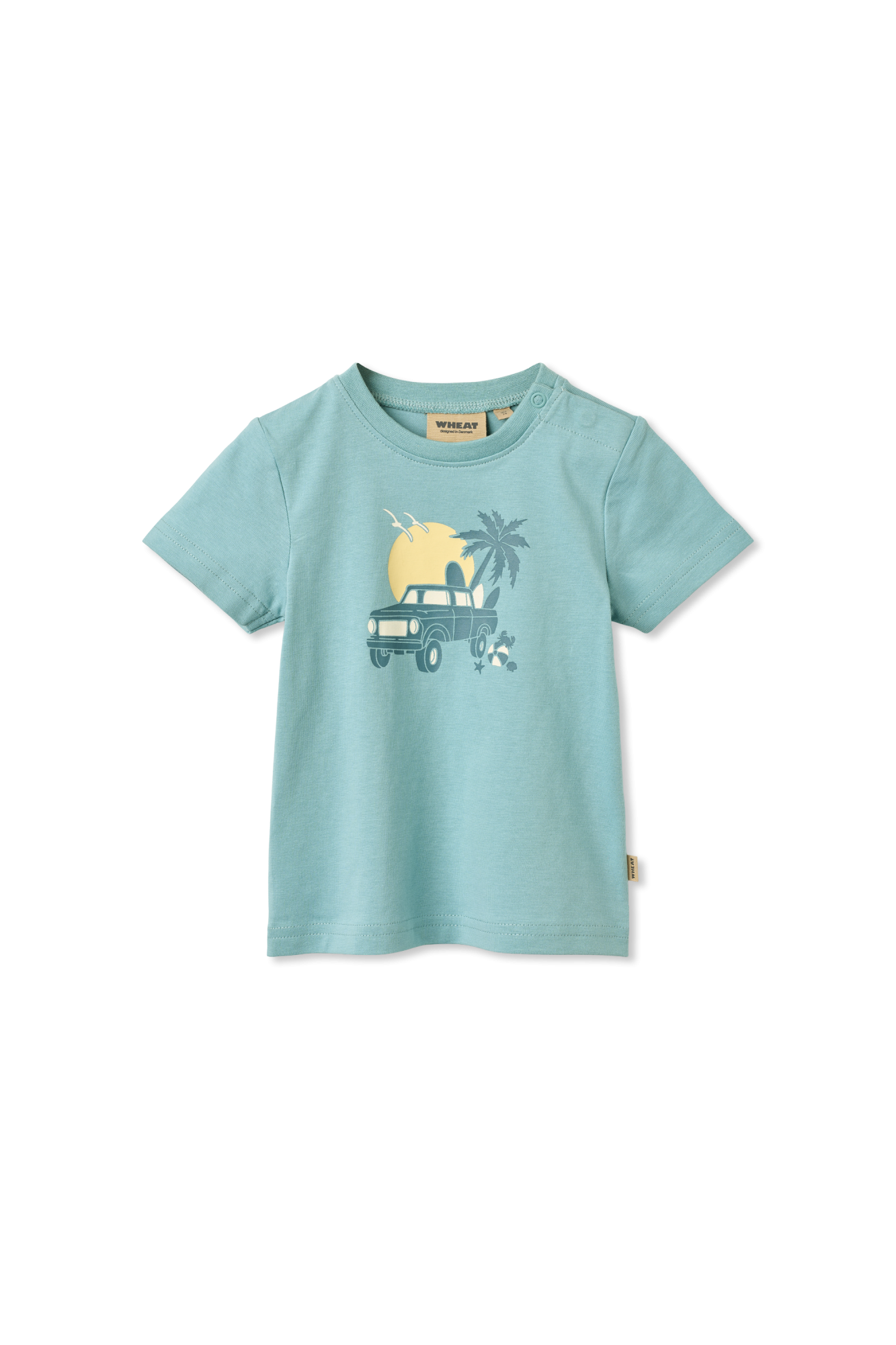 Wheat T-shirt `Bille`, Unisex, Niebieski