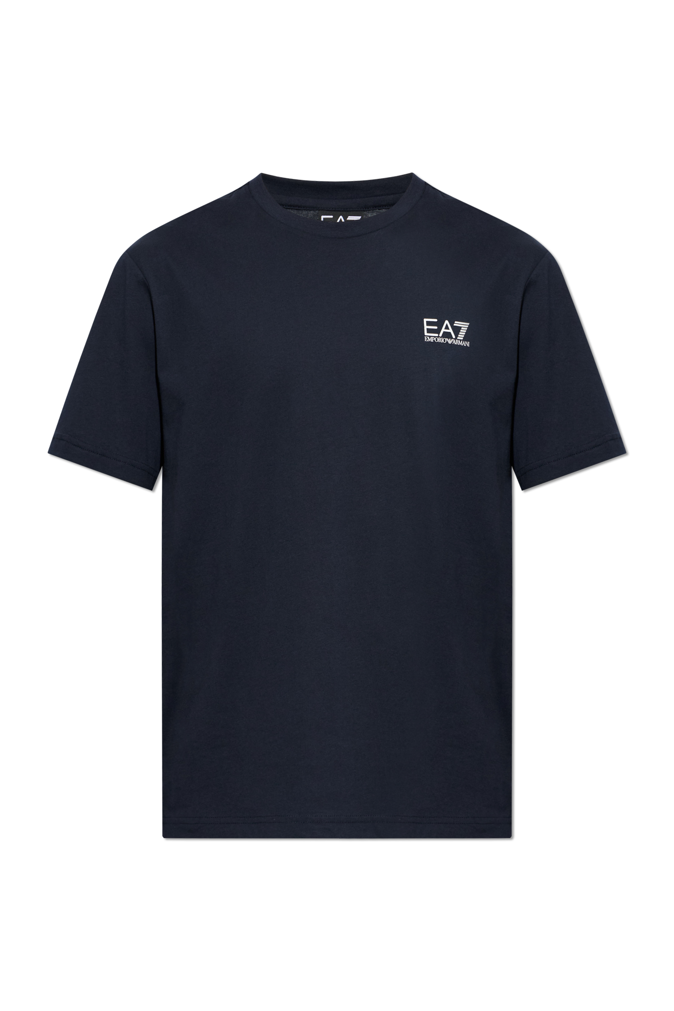 EA7 Emporio Armani T-shirt Z Nadrukowanym Logo, Mężczyźni, Granatowy