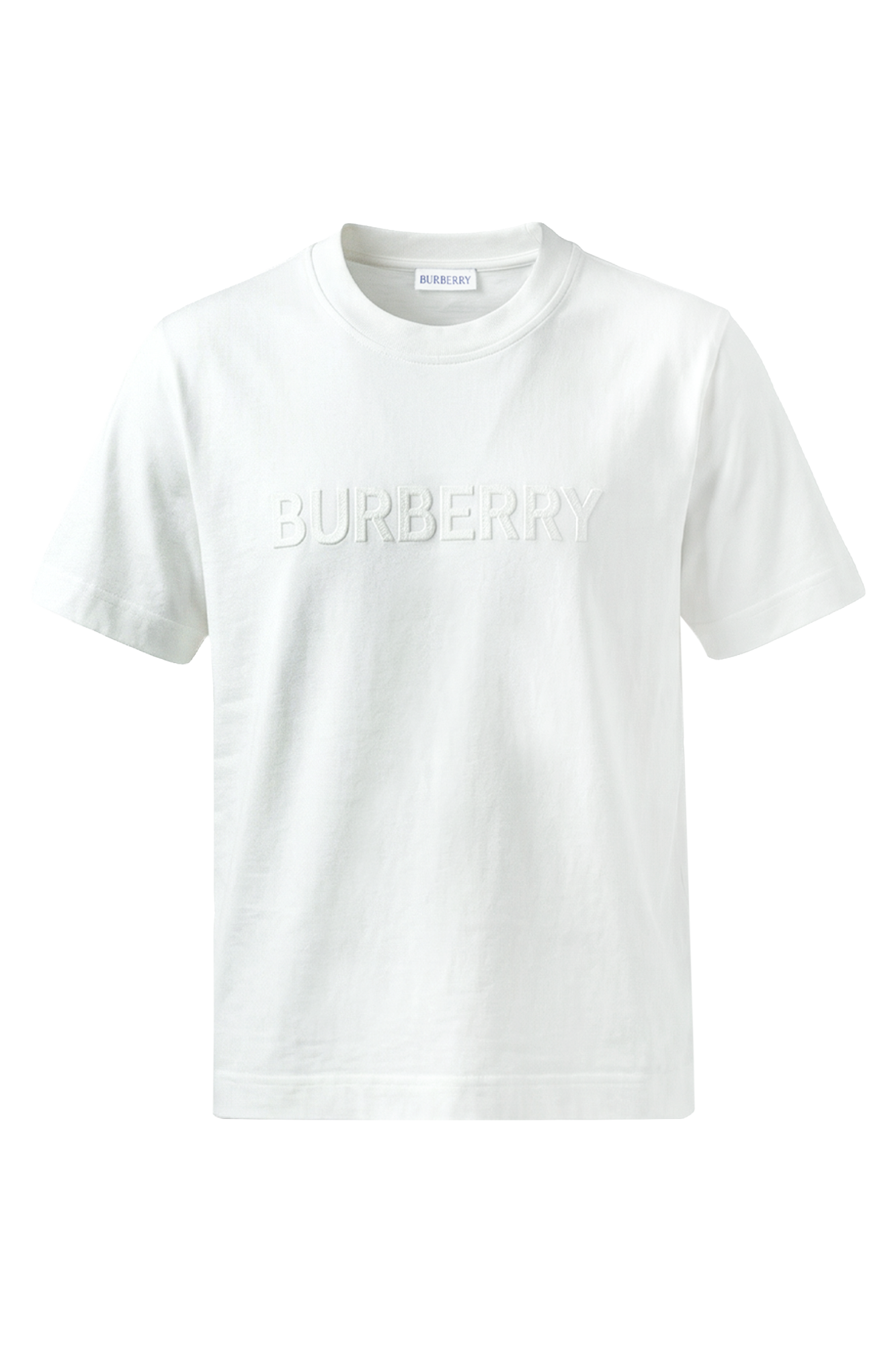 Burberry T-shirt Z Logo, Kobiety, Biały