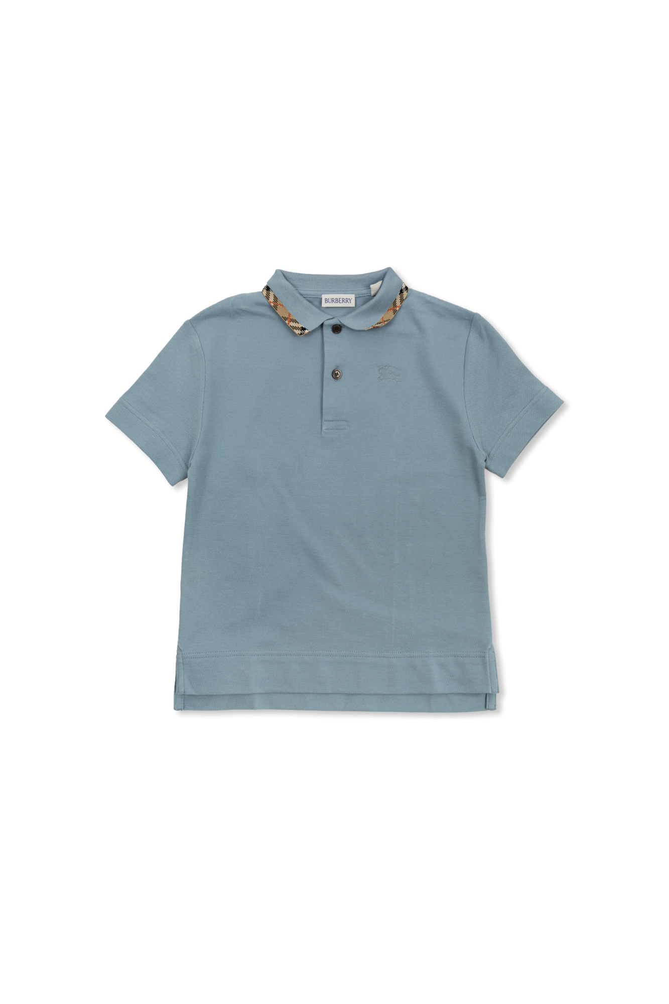Burberry Kids Polo Z Logo, Unisex, Niebieski