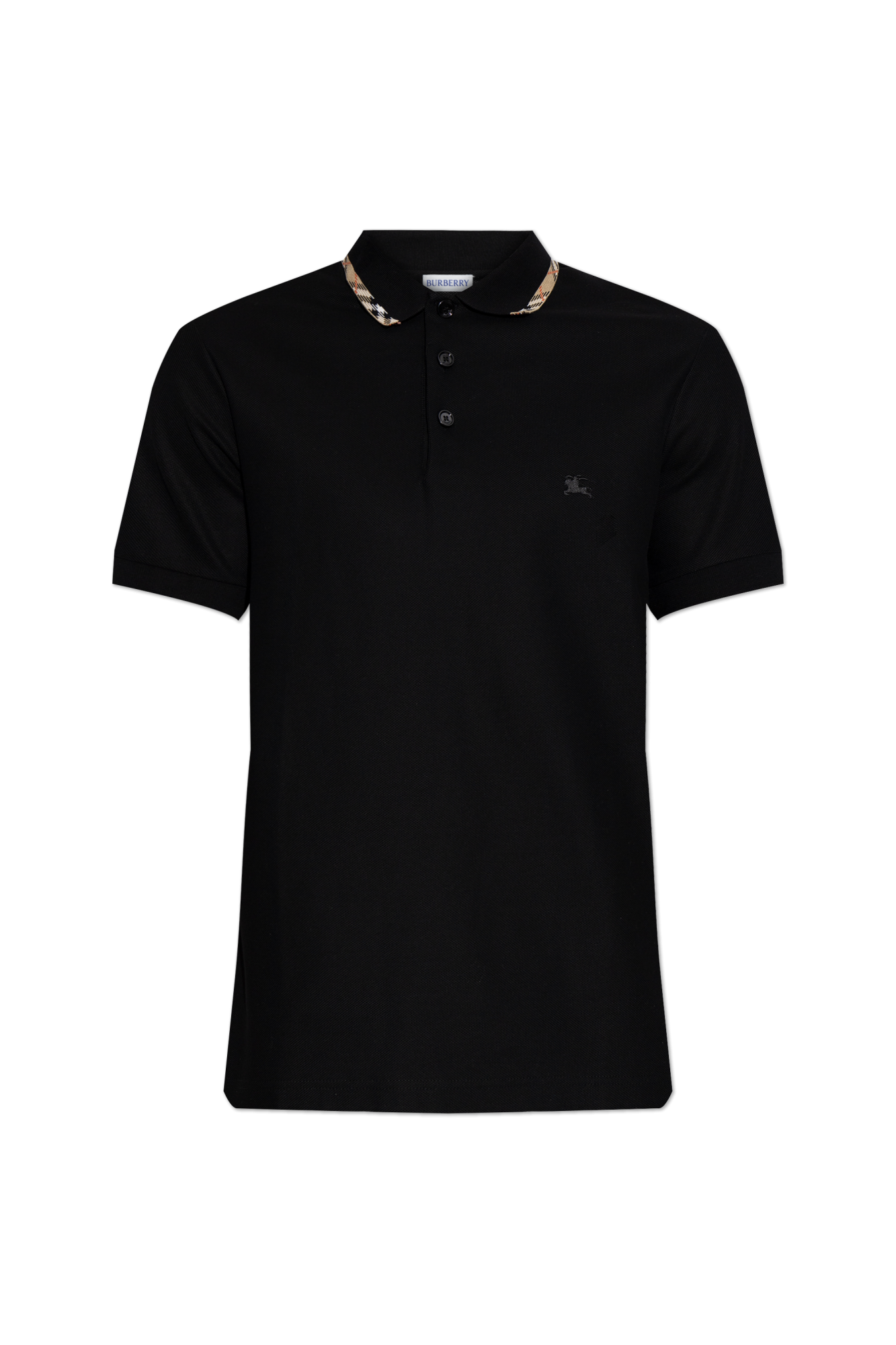 Burberry Polo ‘Eddie’, Mężczyźni, Czarny