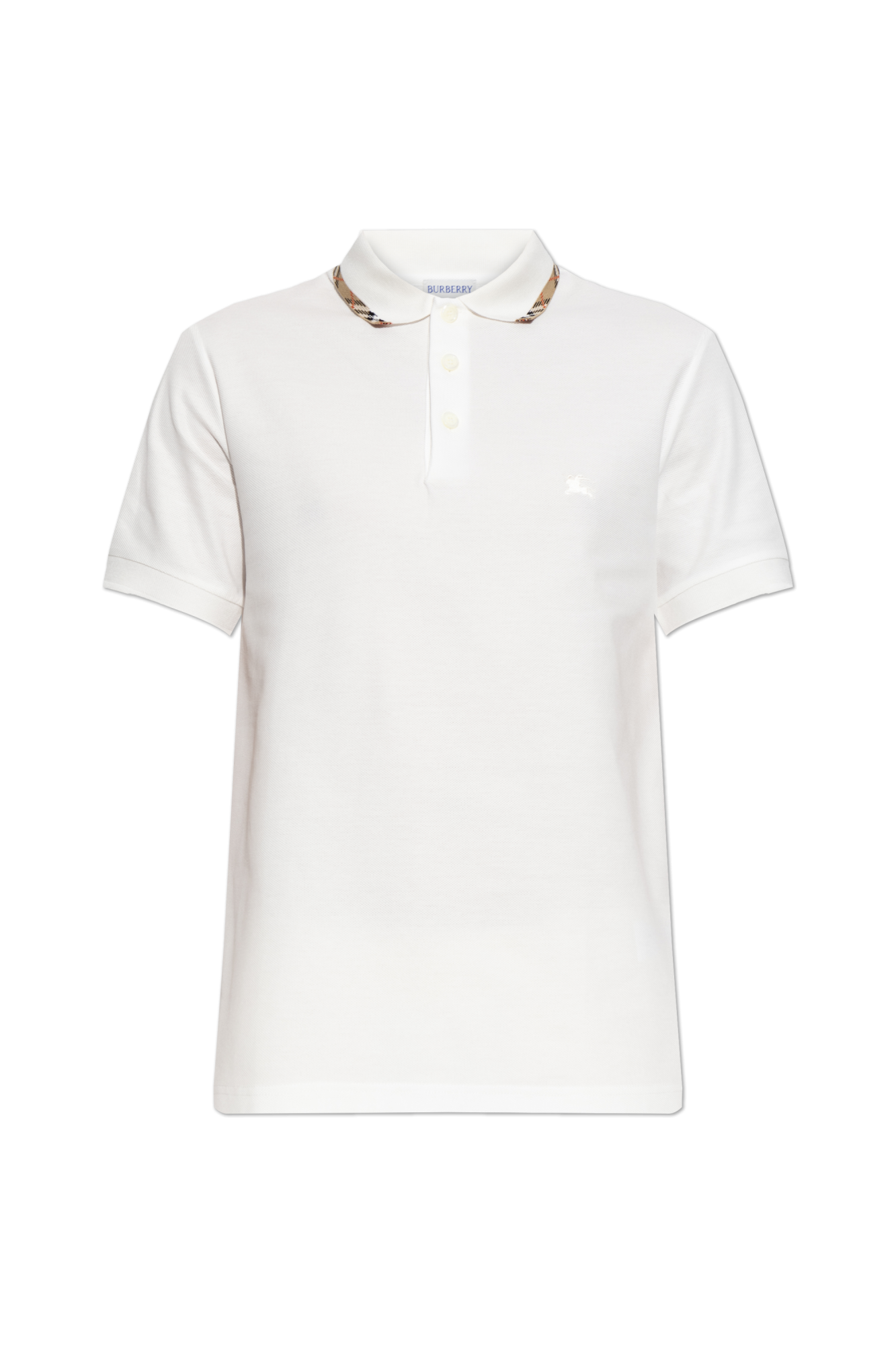 Burberry Polo ‘Eddie’, Mężczyźni, Biały