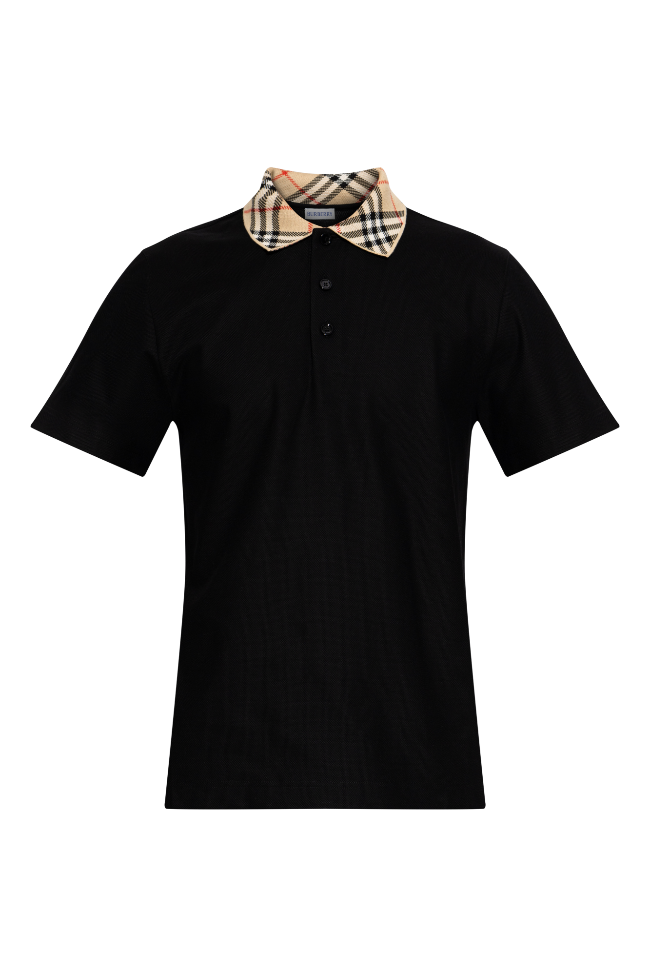 Burberry Polo ‘Evan’, Mężczyźni, Czarny